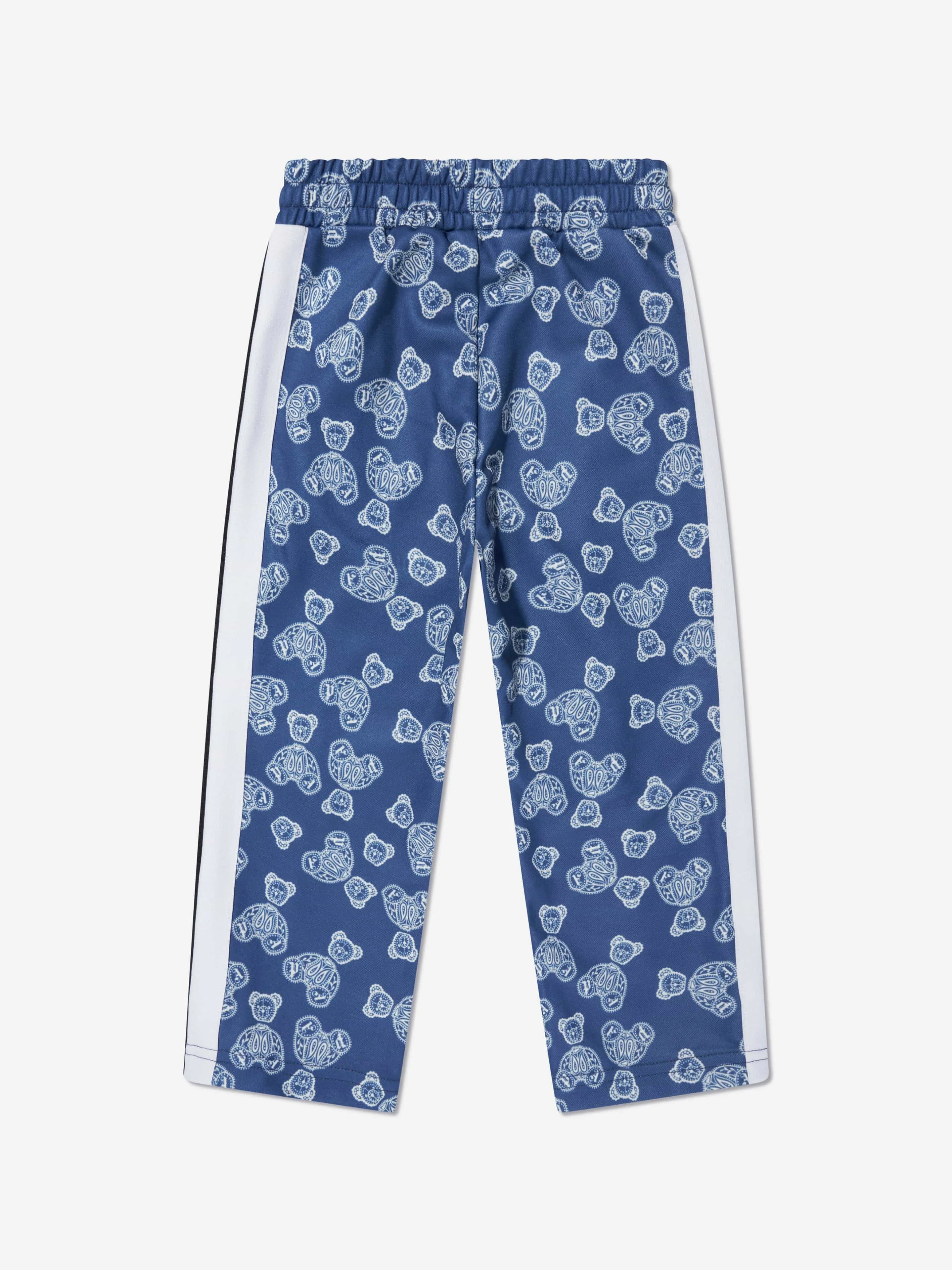 Palm Angels Jungen AOP Bären Paisley Jogginghose in Blau