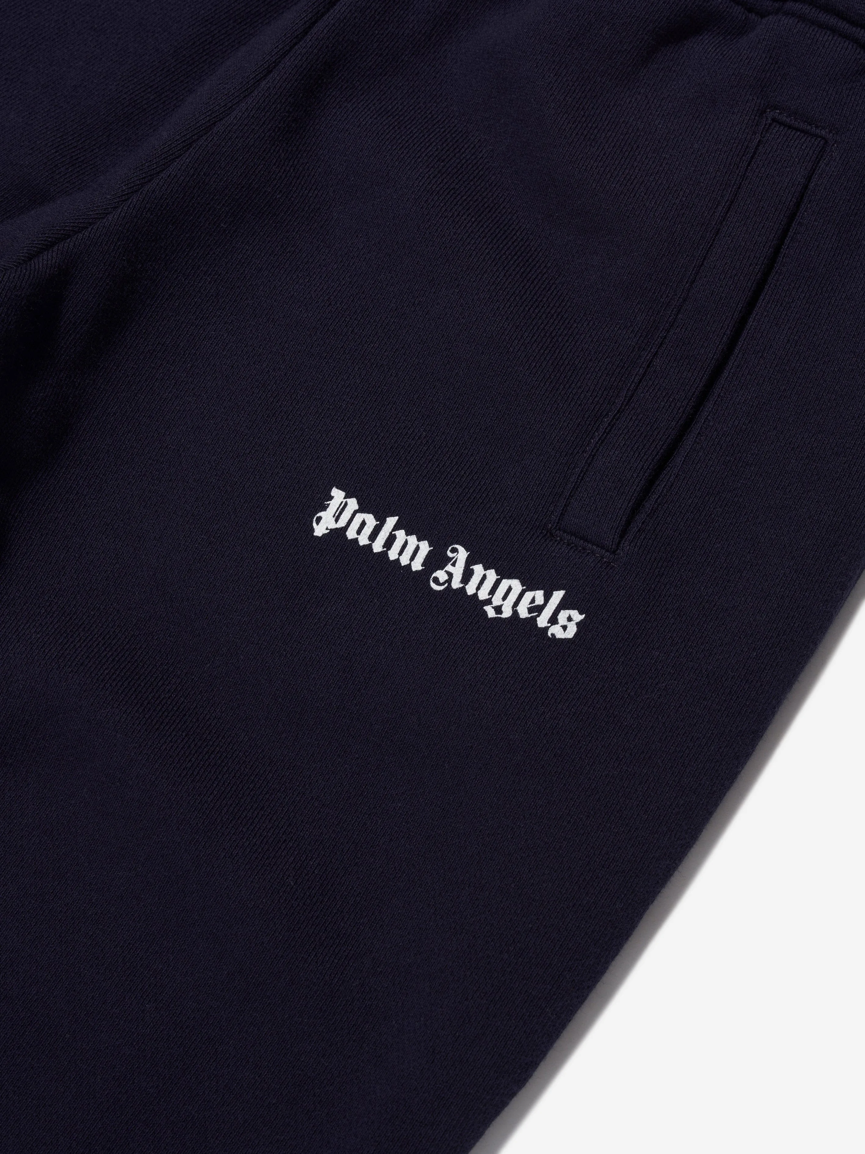 Palm Angels Jogginghose für Jungen mit Bären-Paisley-Muster in Marineblau