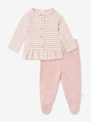 Paz Rodriguez Baby Mädchen 2-teiliges Outfit-Set in Rosa
