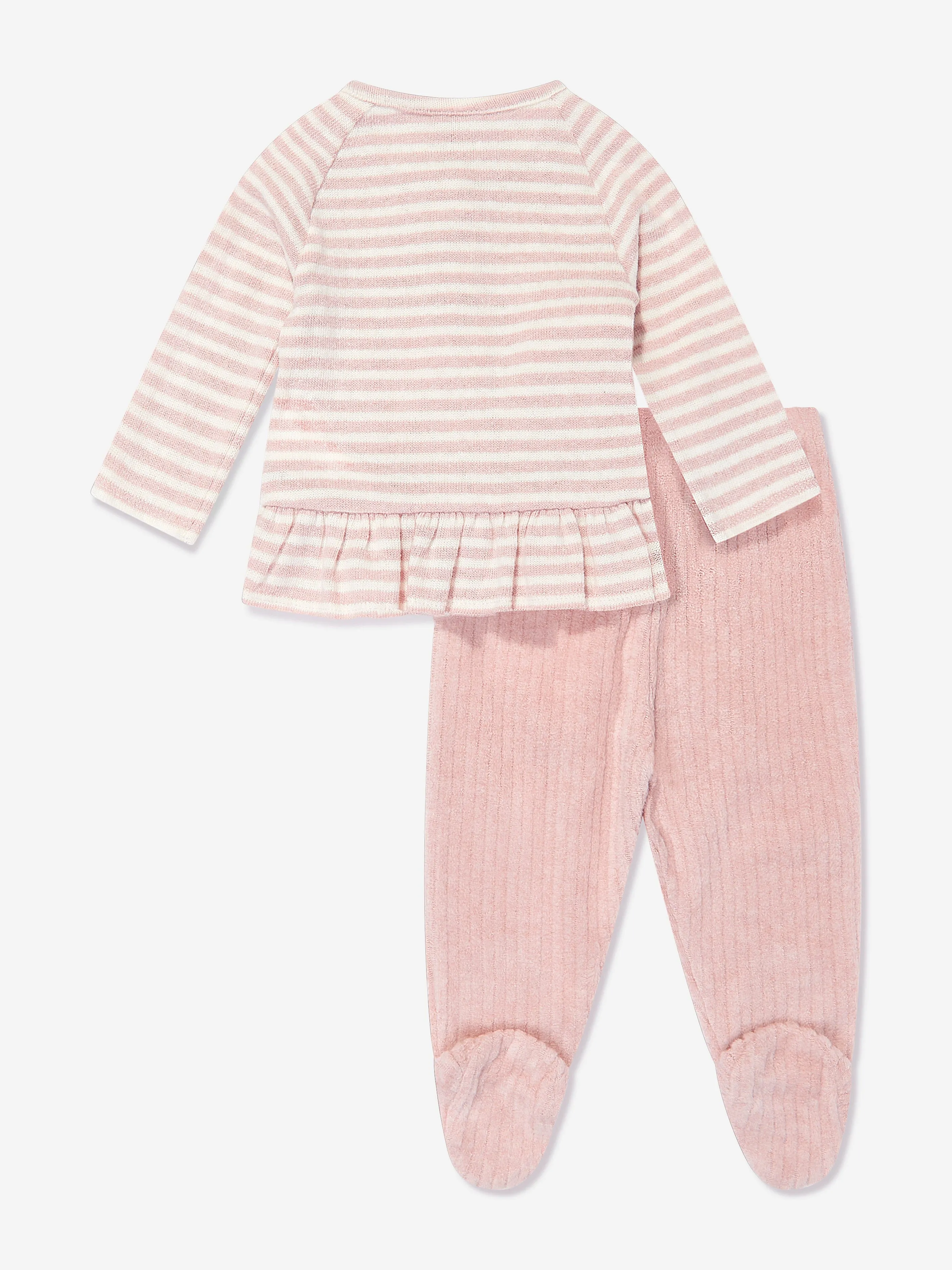 Paz Rodriguez Baby Mädchen 2-teiliges Outfit-Set in Rosa