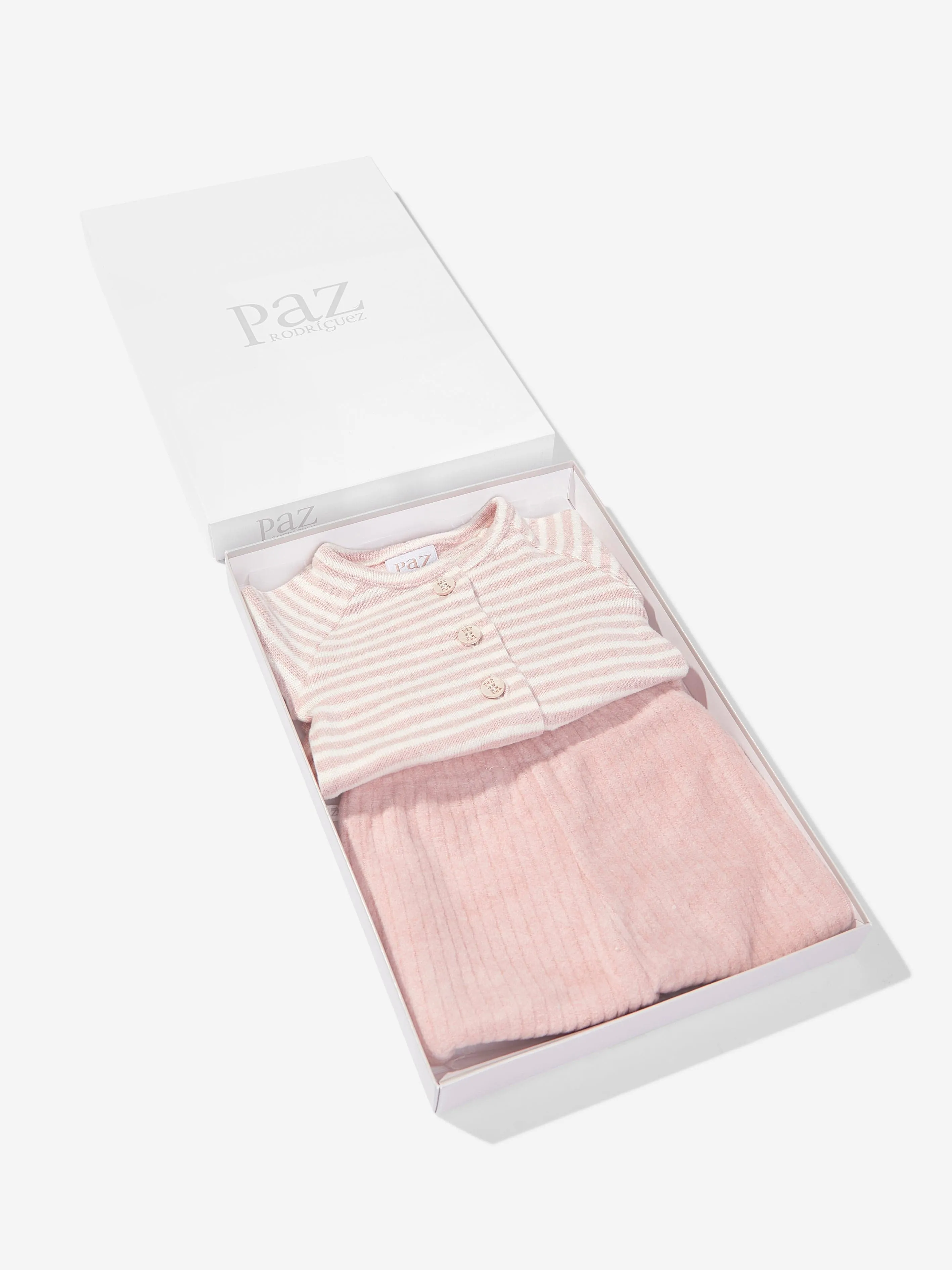 Paz Rodriguez Baby Mädchen 2-teiliges Outfit-Set in Rosa