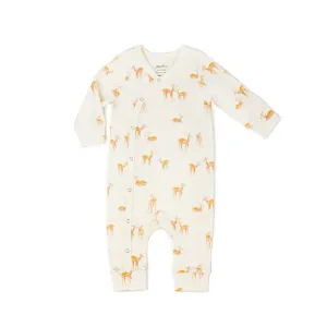 PEHR Bio-Baumwolle Kimono-Strampler - Follow Me Deer