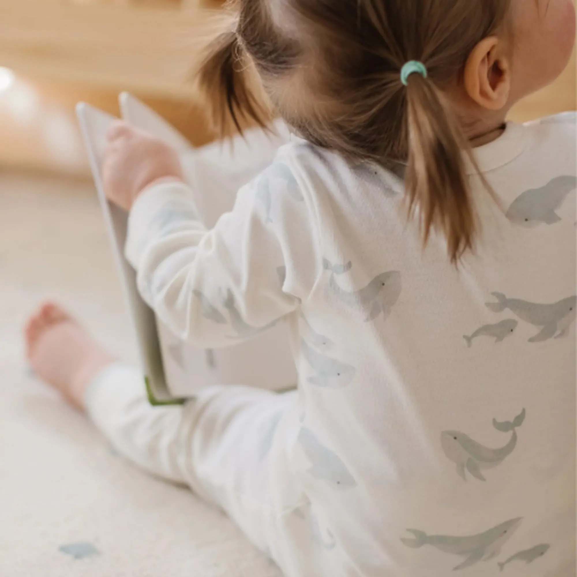 PEHR Bio-Baumwolle Kimono-Strampler - Folg mir, Wal