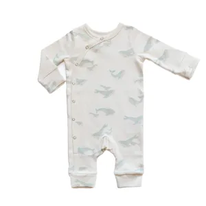 PEHR Bio-Baumwolle Kimono-Strampler - Folg mir, Wal