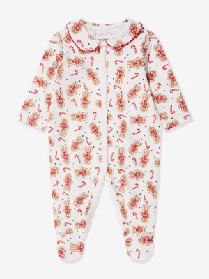 Rachel Riley Baby Lebkuchen-Babybody in Weiß
