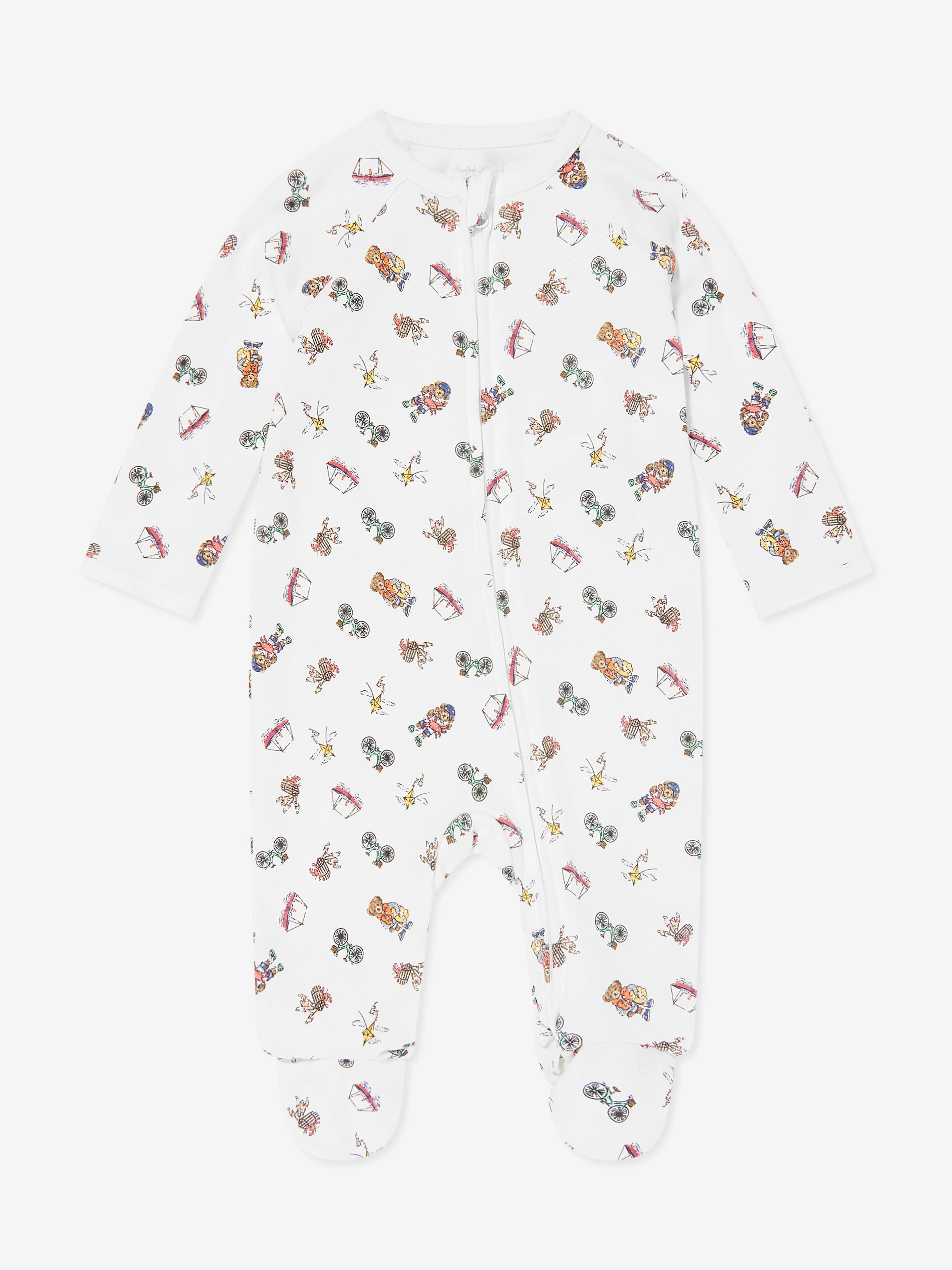 Ralph Lauren Baby Jungen Bären Babybody 5-teiliges Set in Weiß