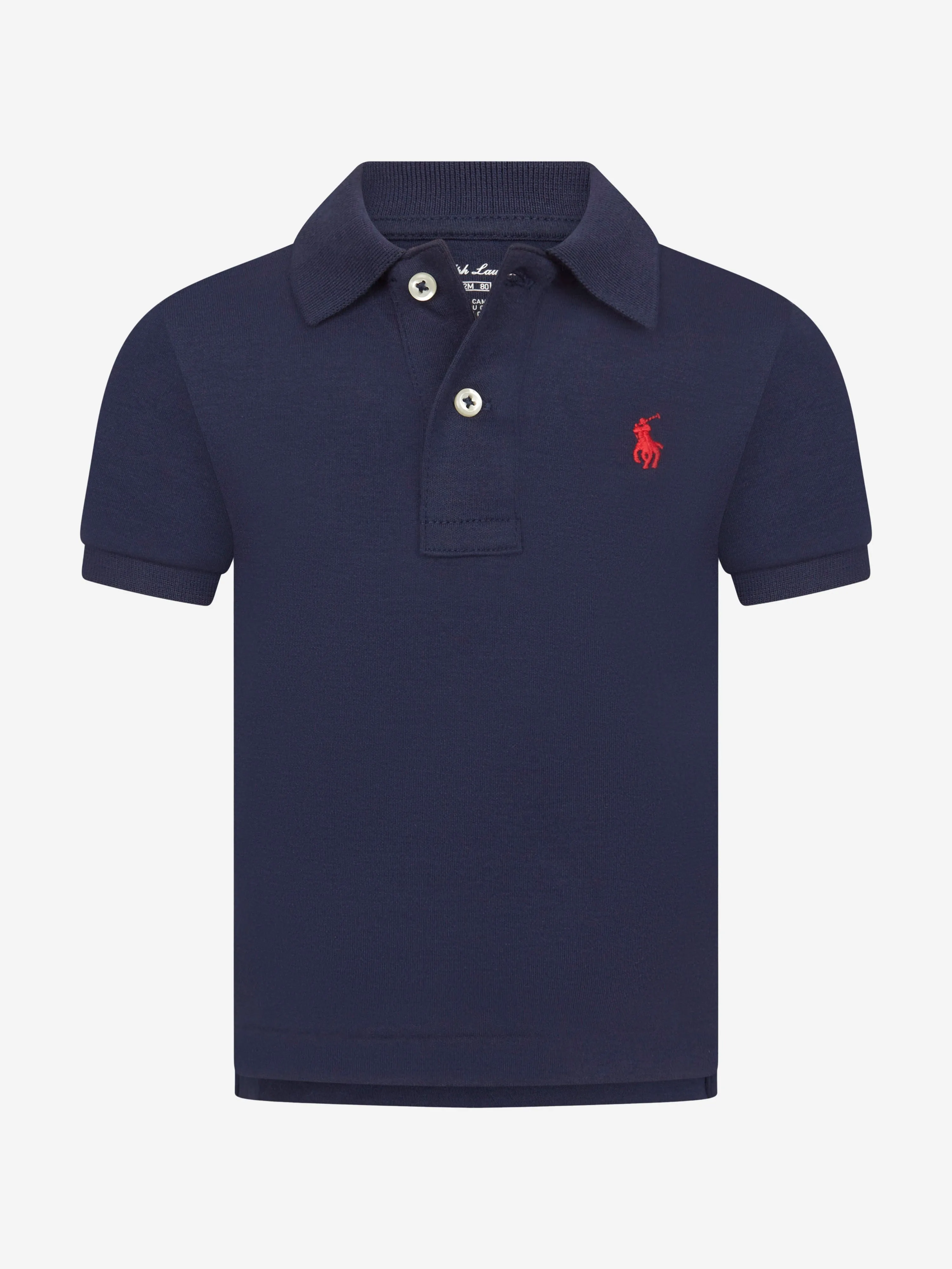 Ralph Lauren Baby Boys Logo Polo-Shirt in Marineblau
