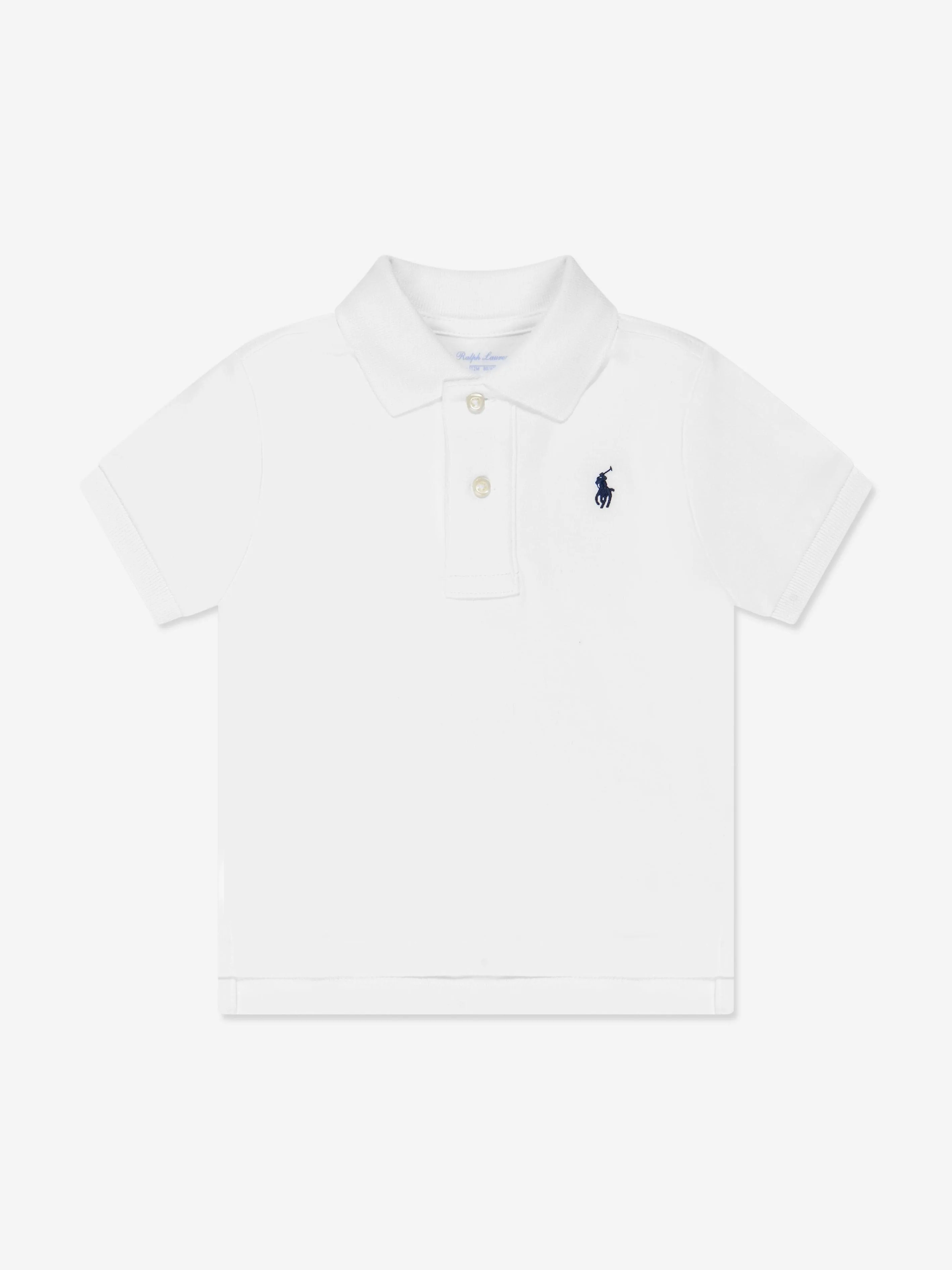 Ralph Lauren Baby Boys Logo Polo-Shirt in Weiß