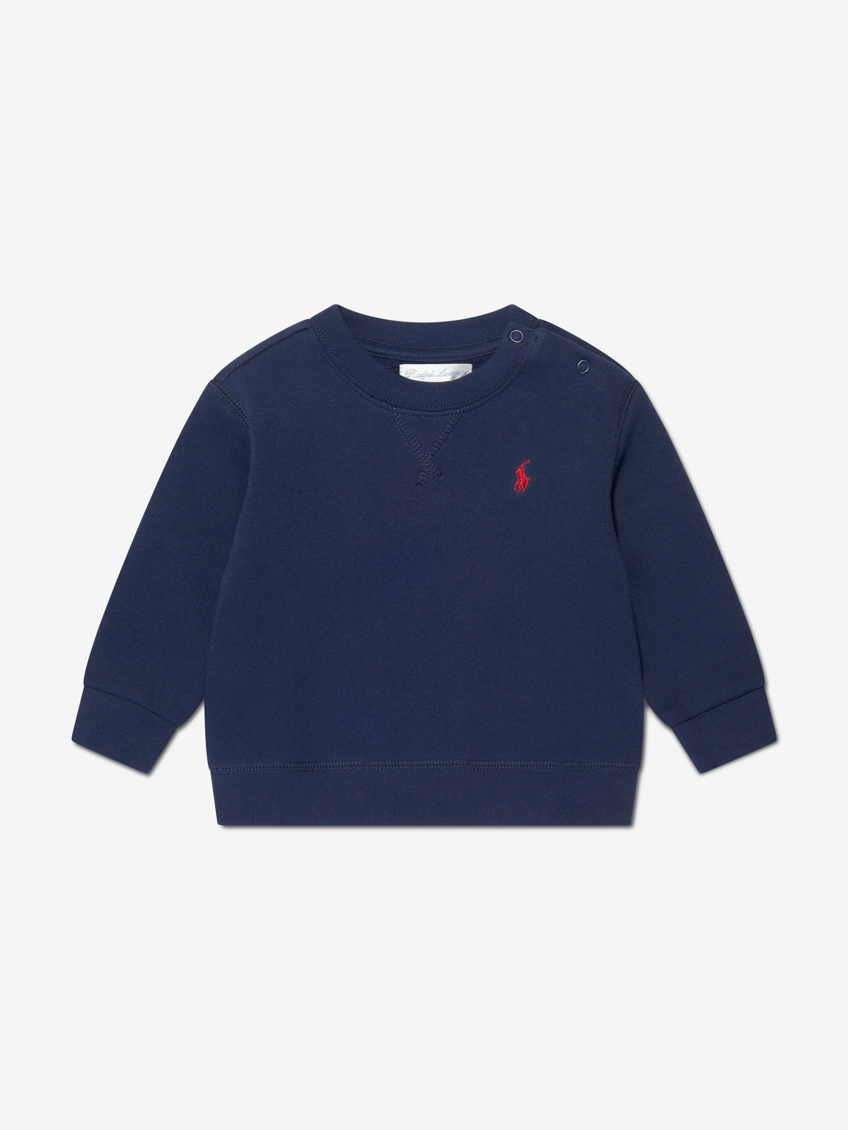 Ralph Lauren Baby Boys Logo-Sweatshirt in Marineblau
