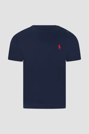 Ralph Lauren Baby Boys Logo T-Shirt in Marineblau