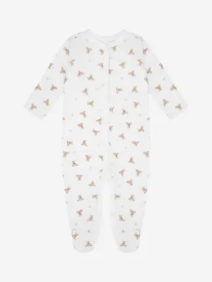 Ralph Lauren Baby Mädchen Bären Strampler in Weiß
