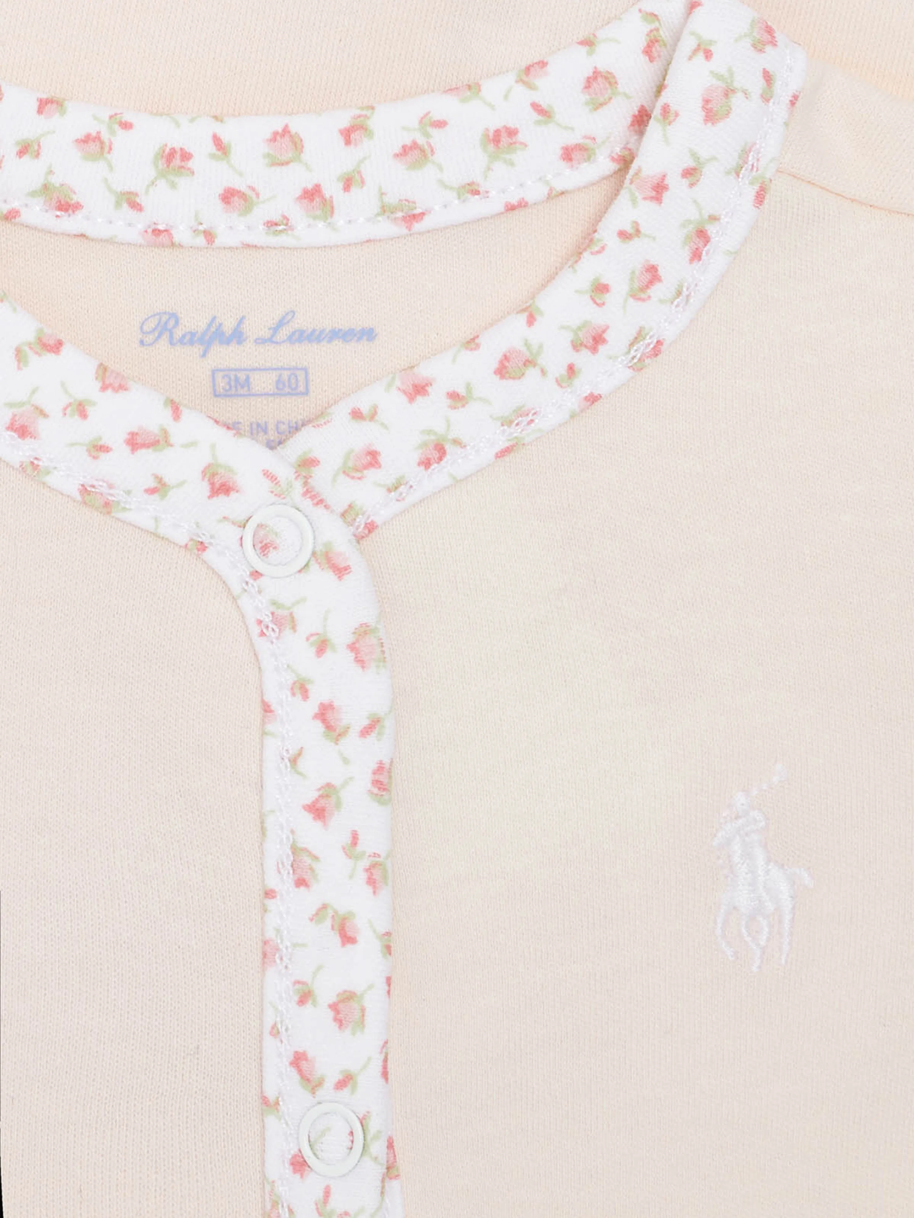 Ralph Lauren Baby Girls Baumwoll-Babybody in Rosa