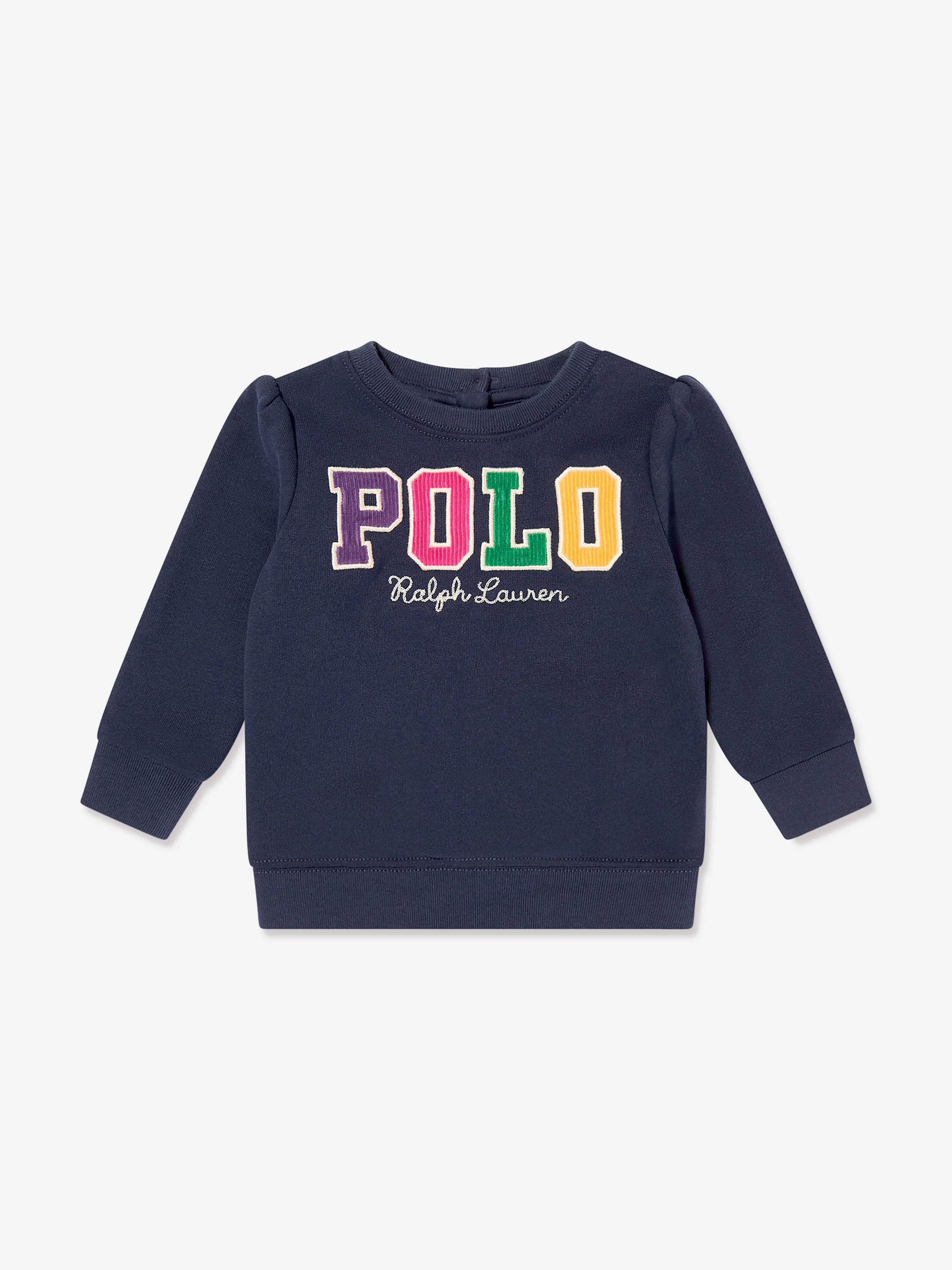 Ralph Lauren Baby Mädchen Polo Tracksuit in Marineblau
