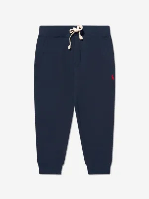 Ralph Lauren Jogginghose für Jungen mit Logo in Marineblau