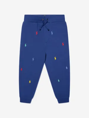 Ralph Lauren Jogginghosen für Jungen mit Logo in Marineblau