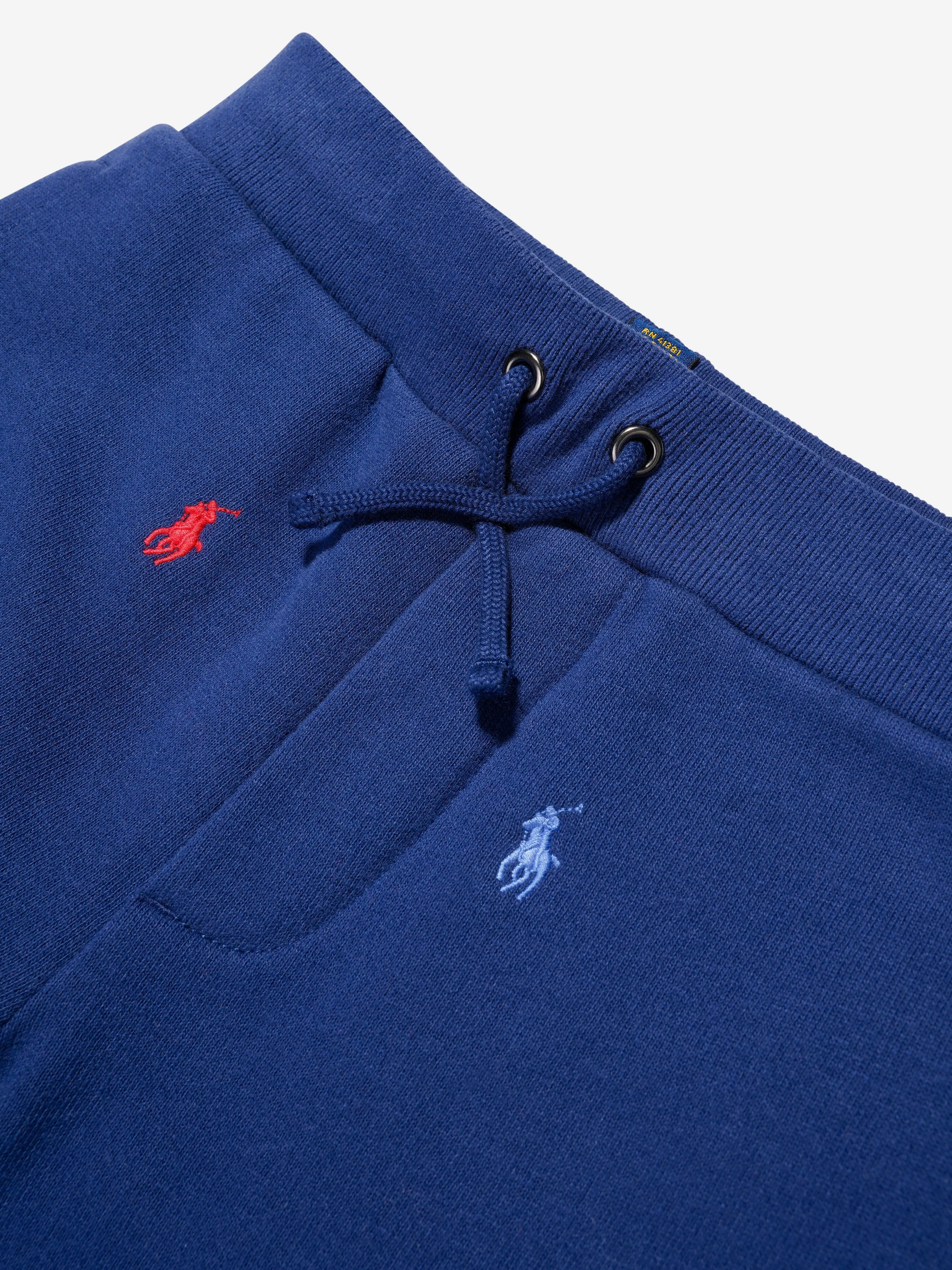 Ralph Lauren Jogginghosen für Jungen mit Logo in Marineblau