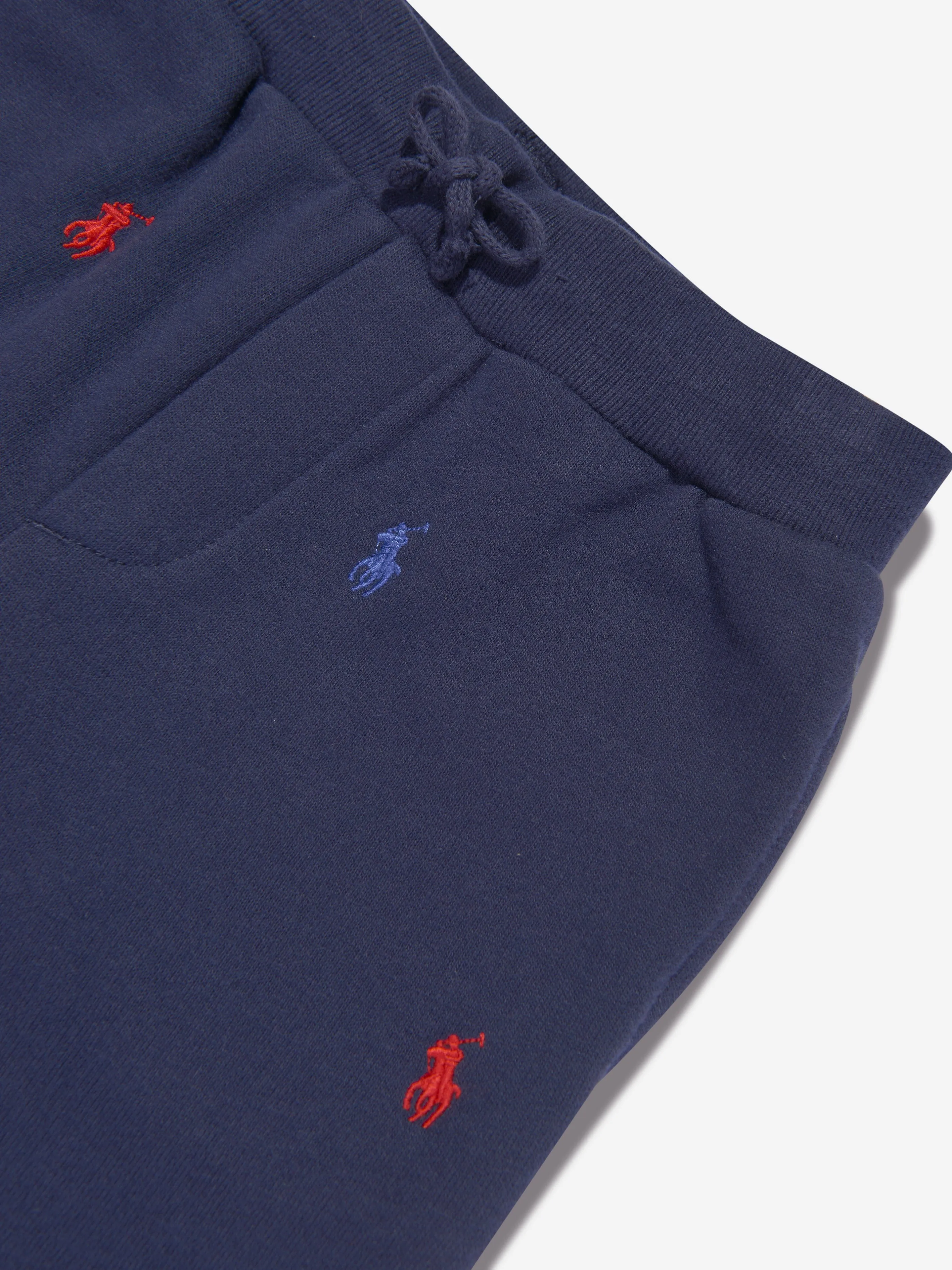 Ralph Lauren Jogginghose für Jungen mit Multi-Logo in Marineblau