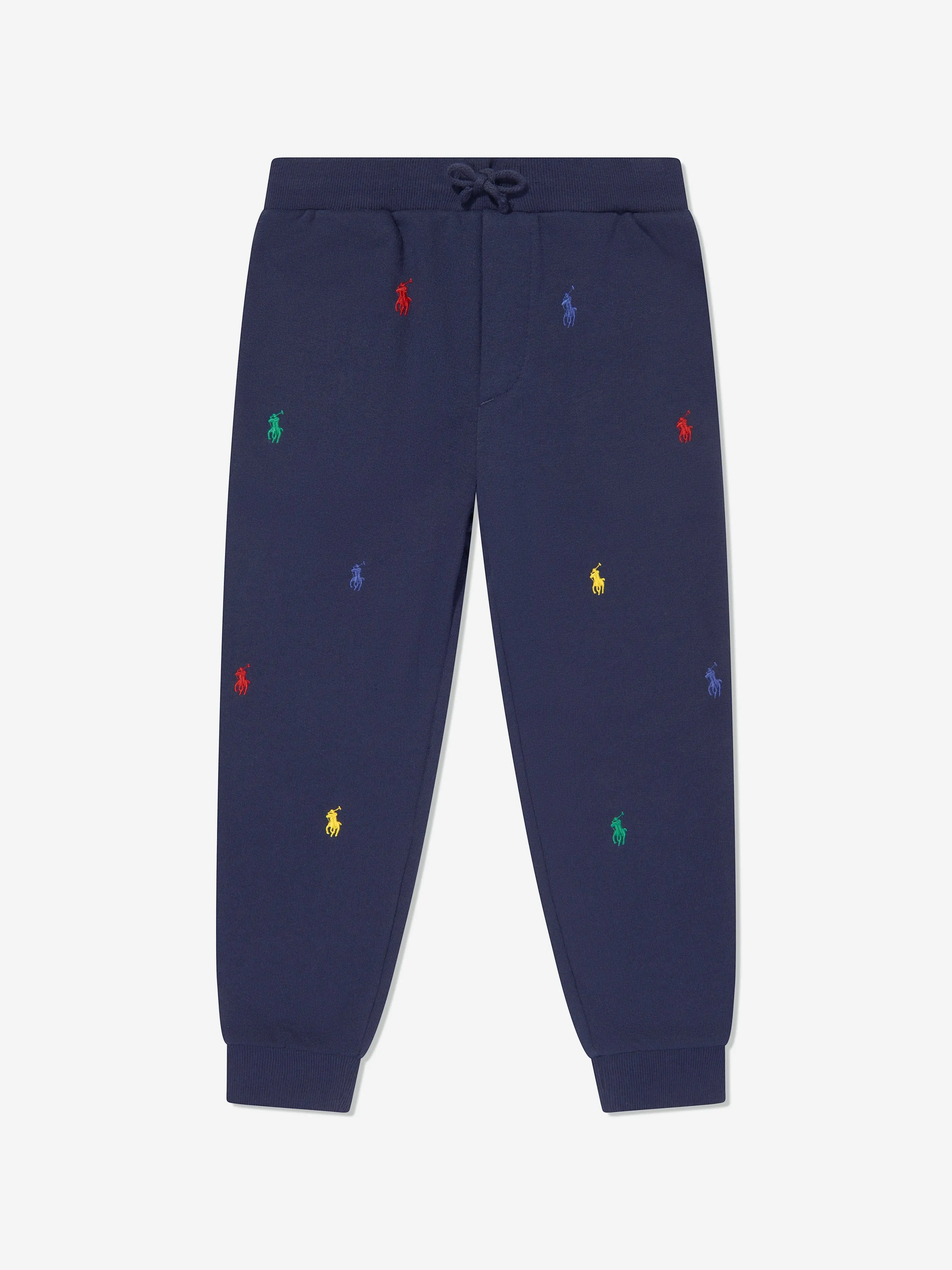 Ralph Lauren Jogginghose für Jungen mit Multi-Logo in Marineblau