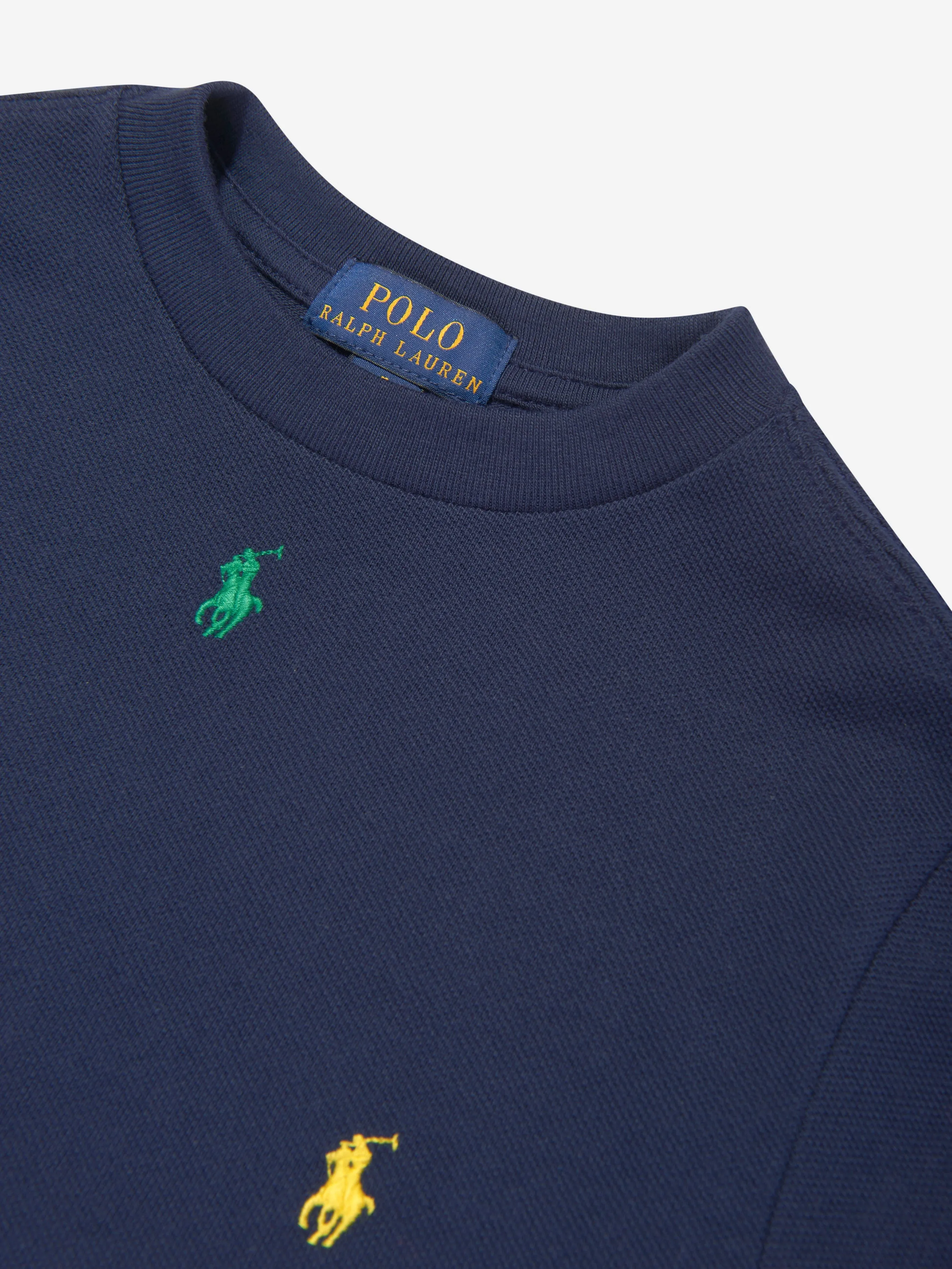 Ralph Lauren Jungen Multic Logo T-Shirt in Marineblau