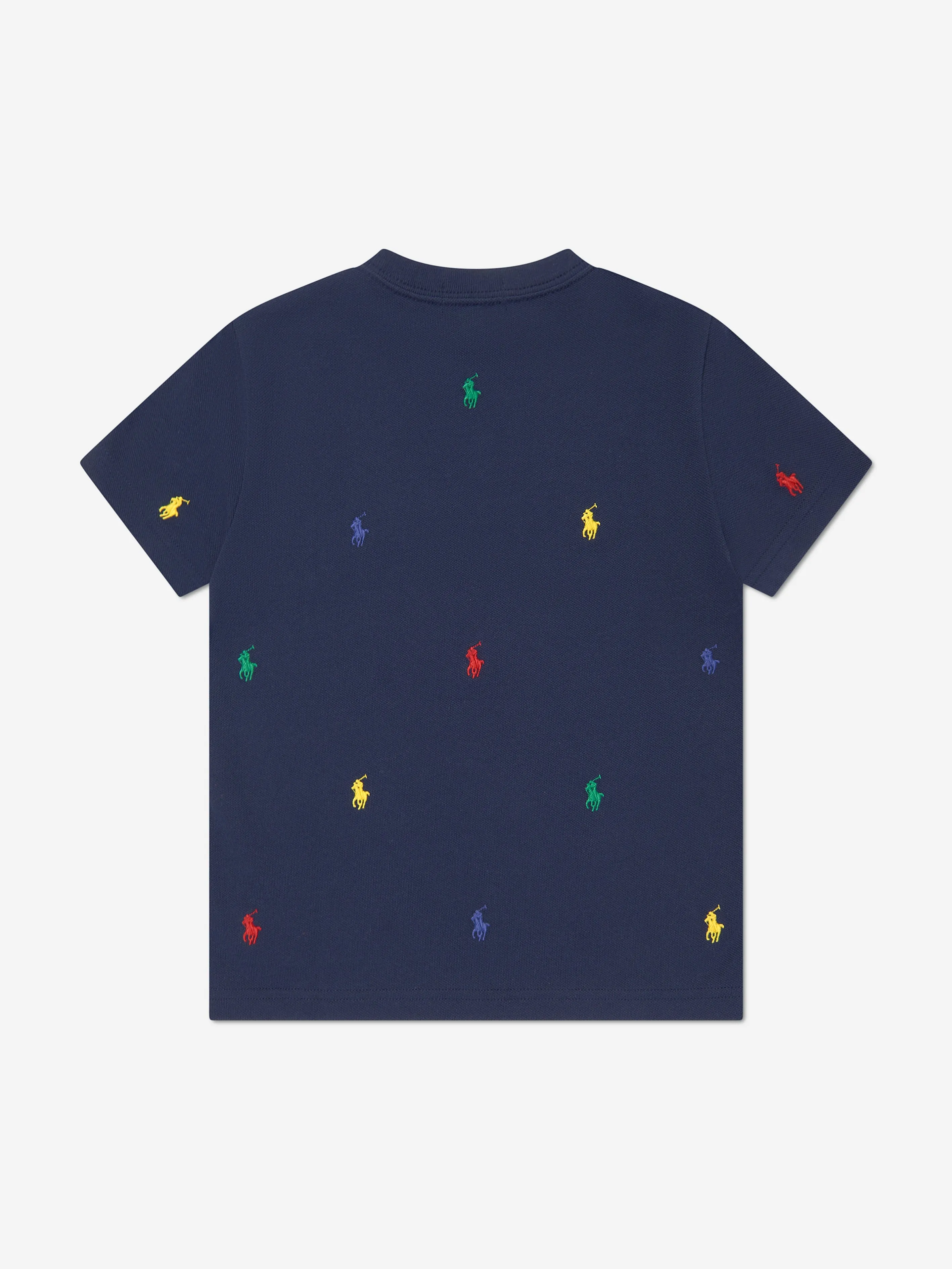 Ralph Lauren Jungen Multic Logo T-Shirt in Marineblau