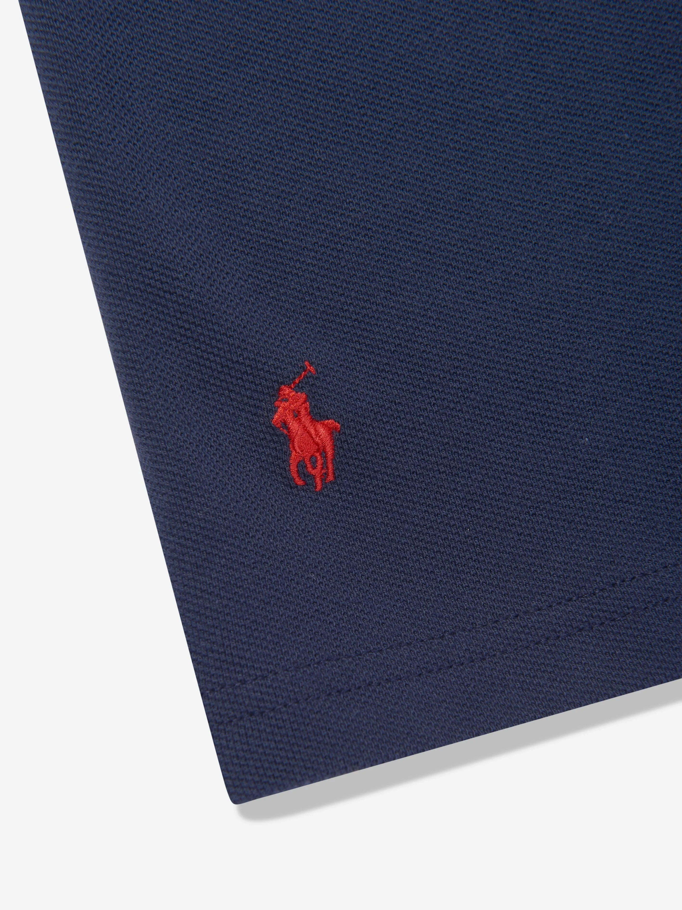 Ralph Lauren Jungen Multic Logo T-Shirt in Marineblau