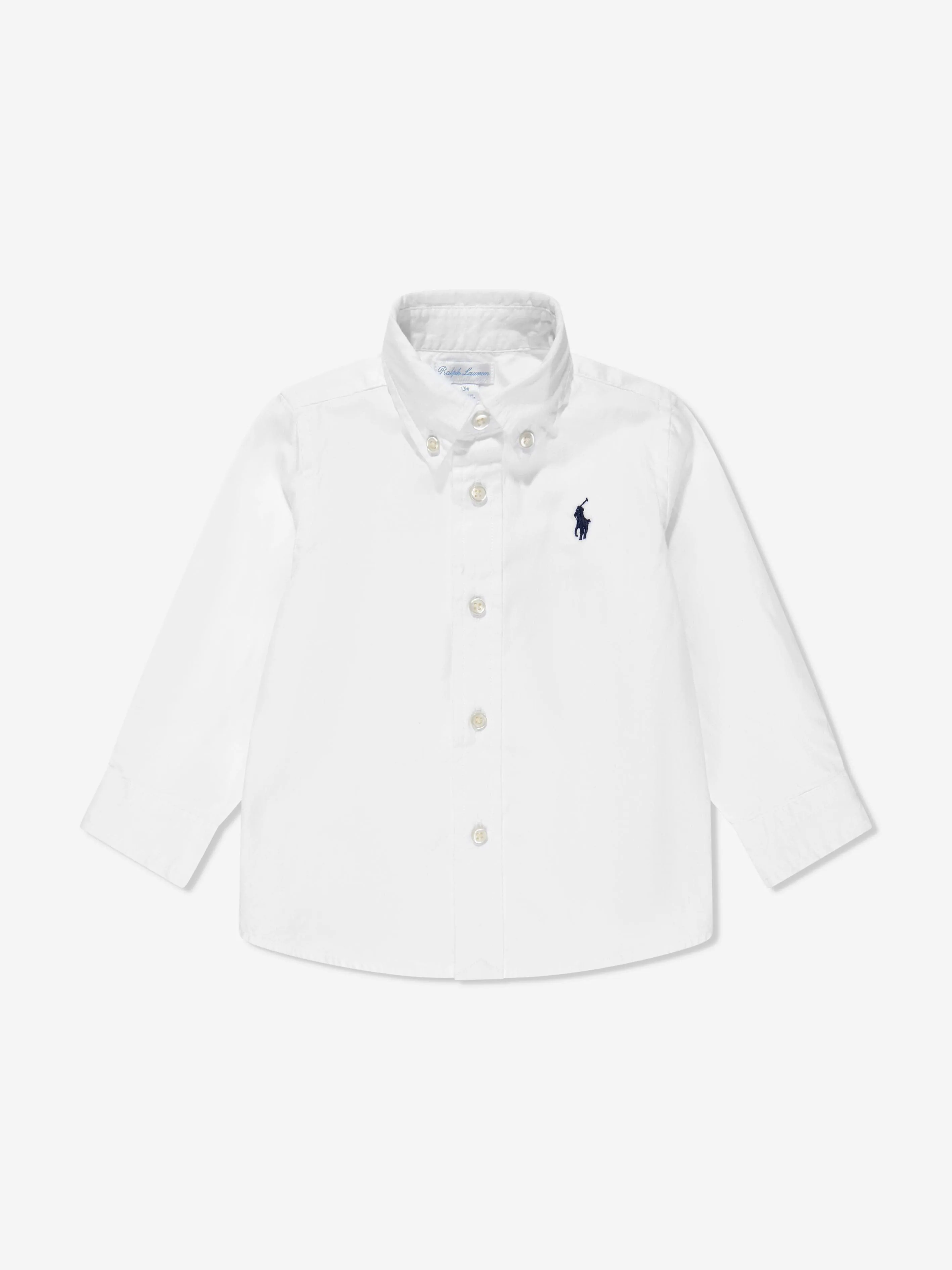 Ralph Lauren Jungen Slim Fit Oxford-Hemd in Weiß