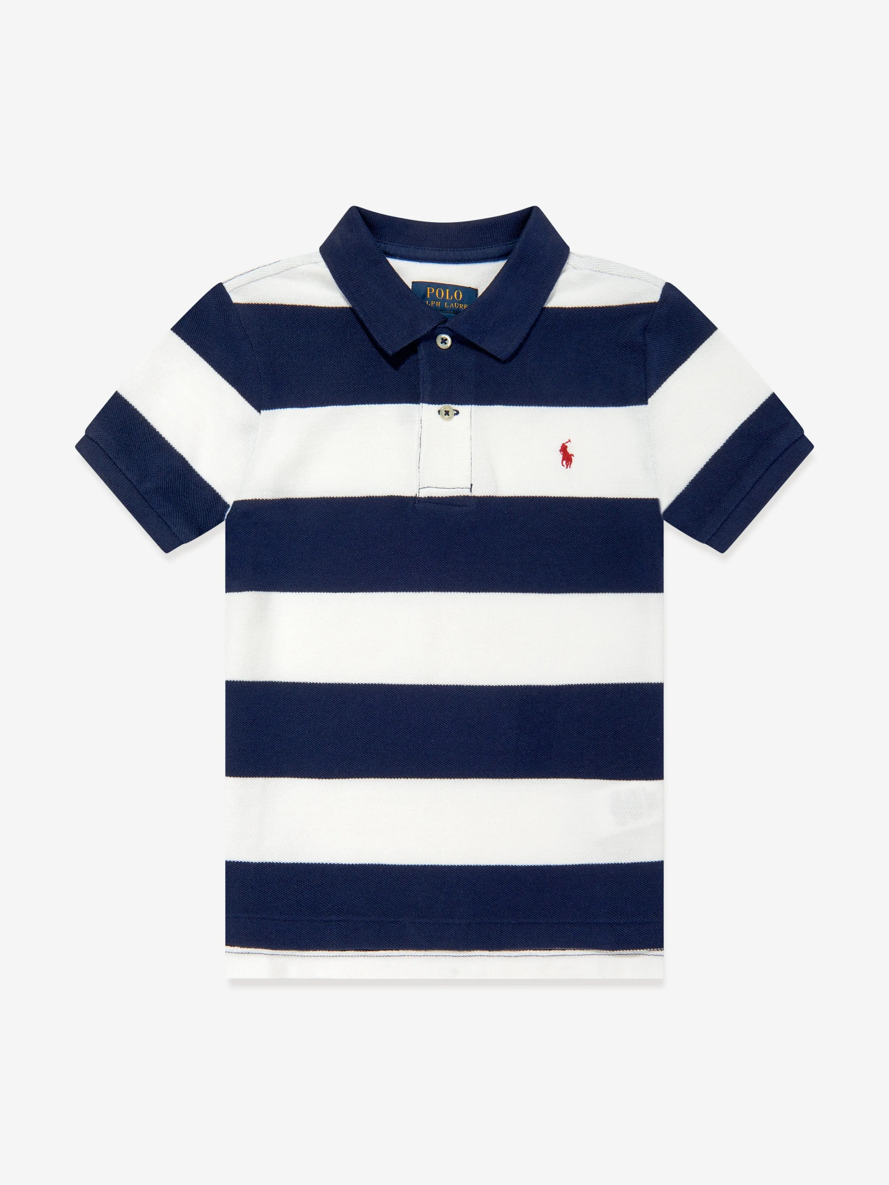 Ralph Lauren Jungen Gestreiftes Polohemd in Marine