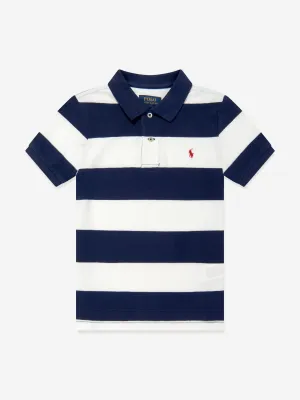 Ralph Lauren Jungen Gestreiftes Polohemd in Marine