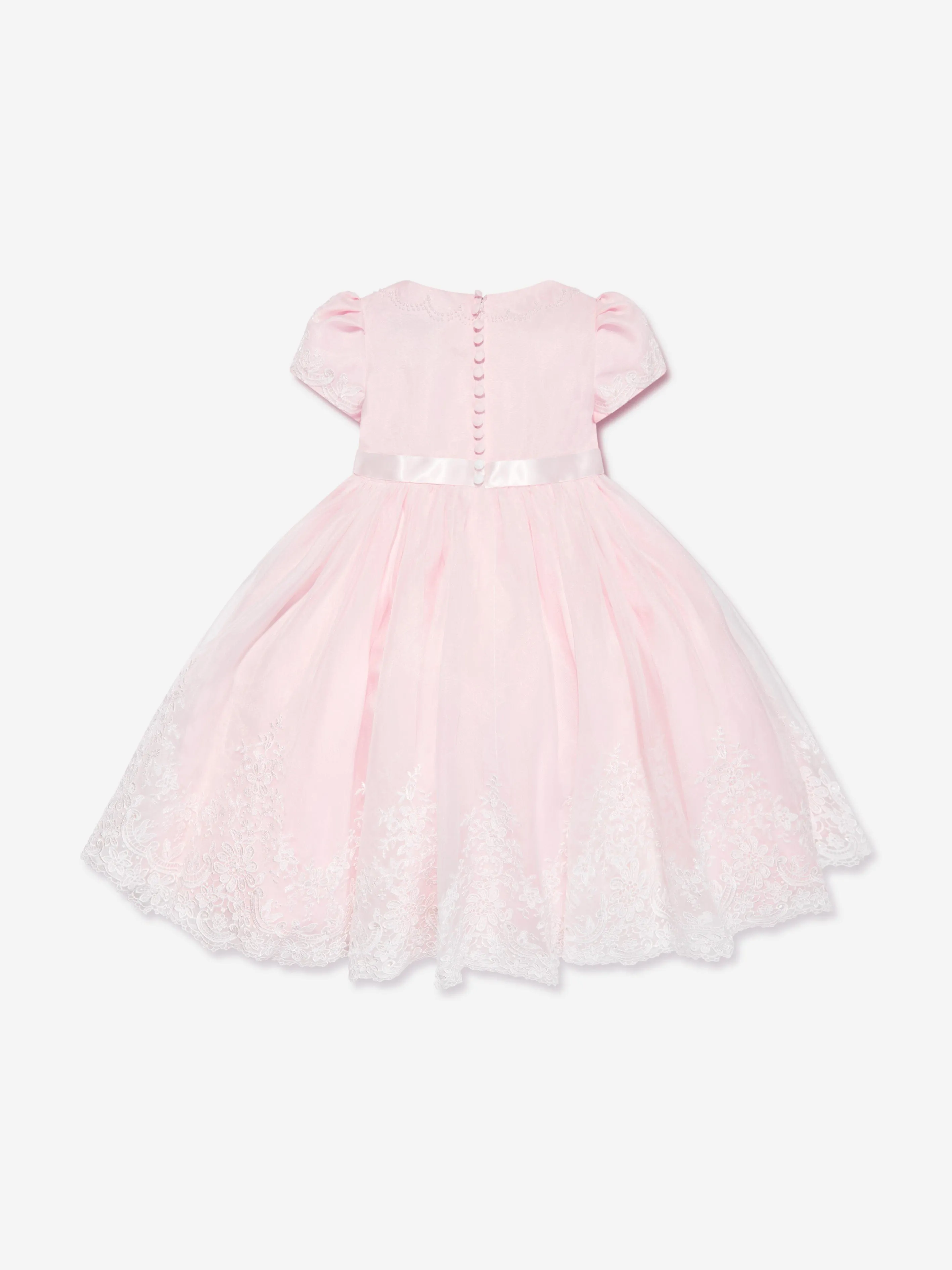 Sarah Louise Mädchen Ballerina-Länge Festkleid in Rosa