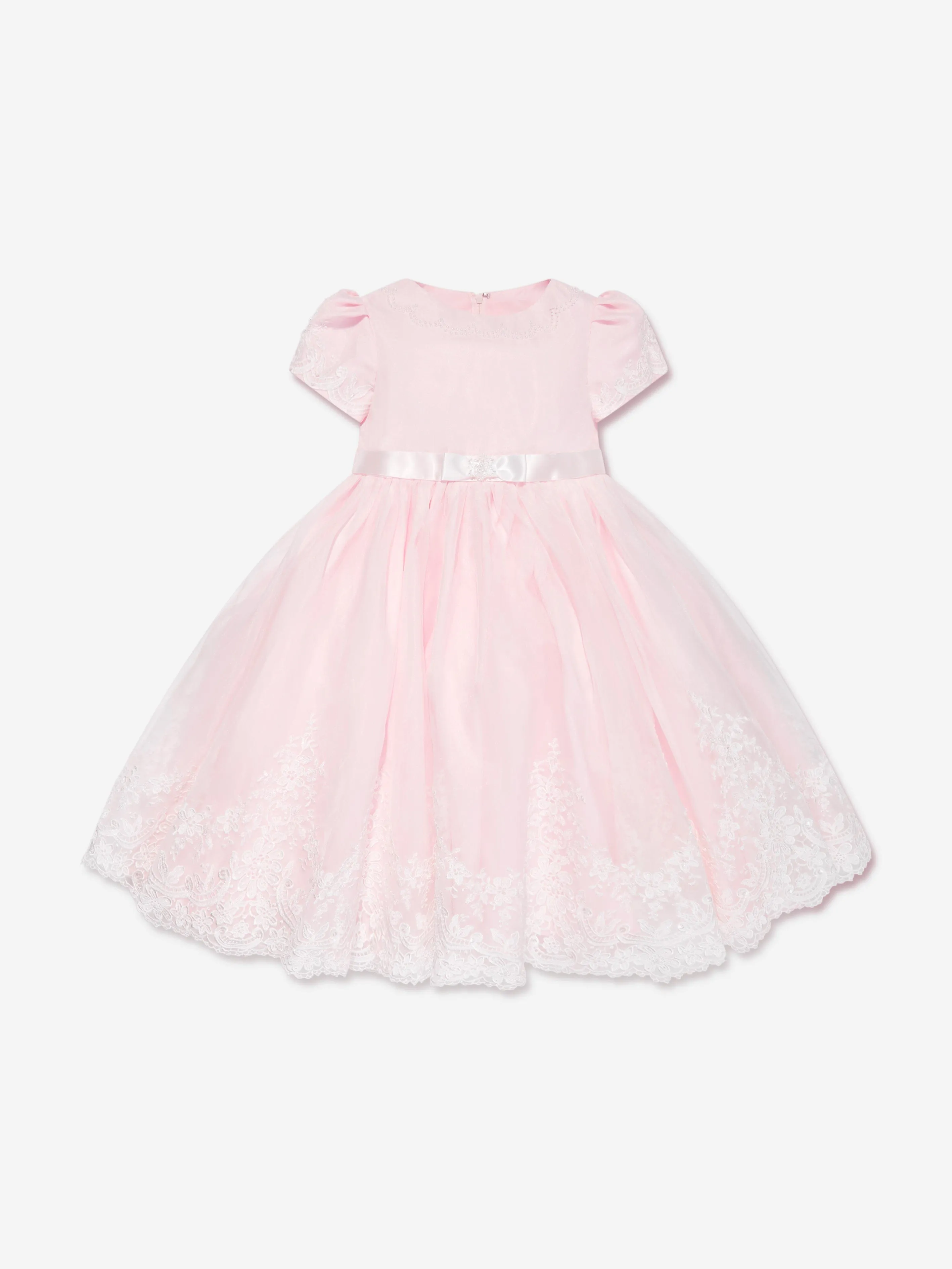 Sarah Louise Mädchen Ballerina-Länge Festkleid in Rosa