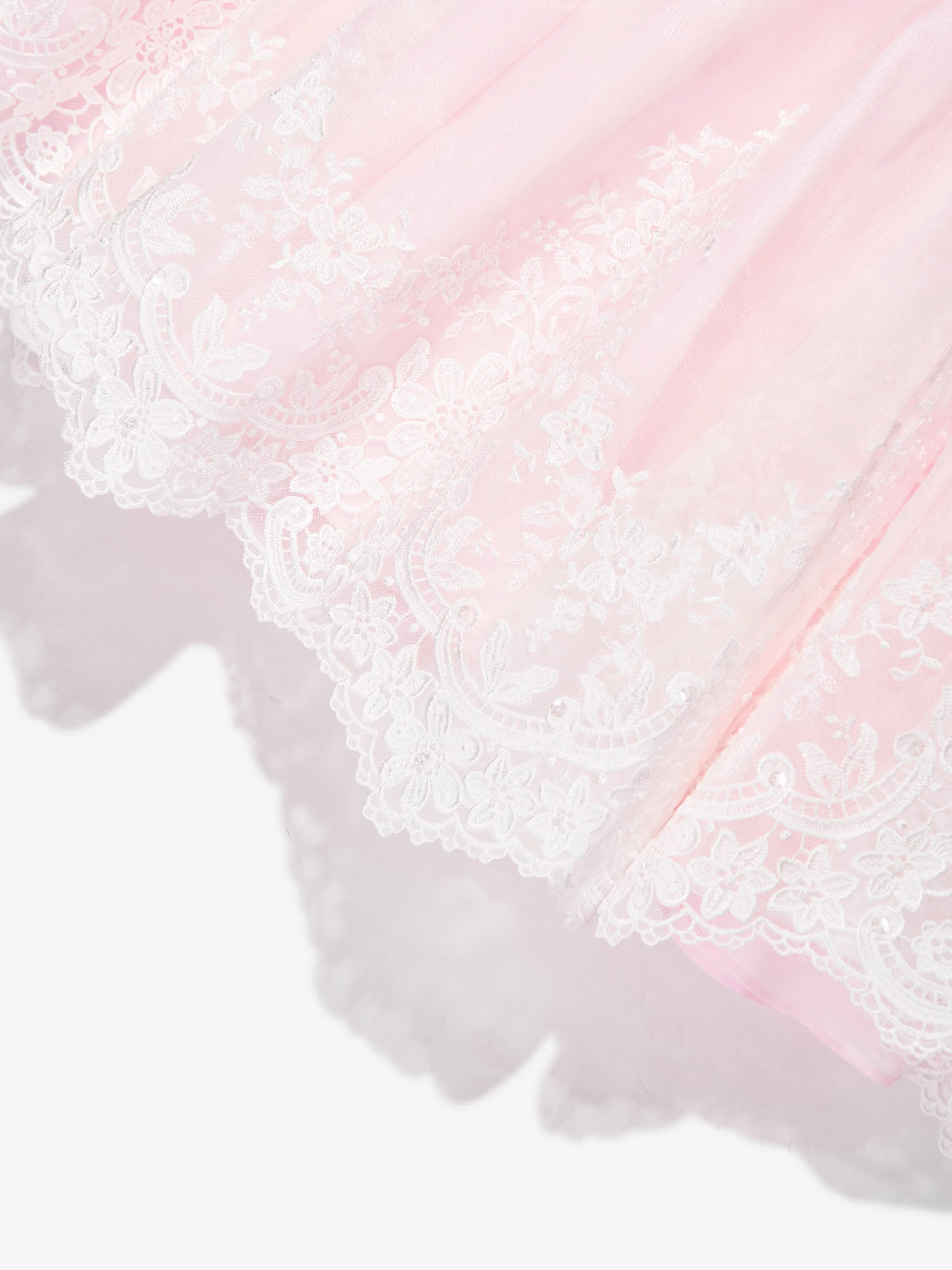 Sarah Louise Mädchen Ballerina-Länge Festkleid in Rosa