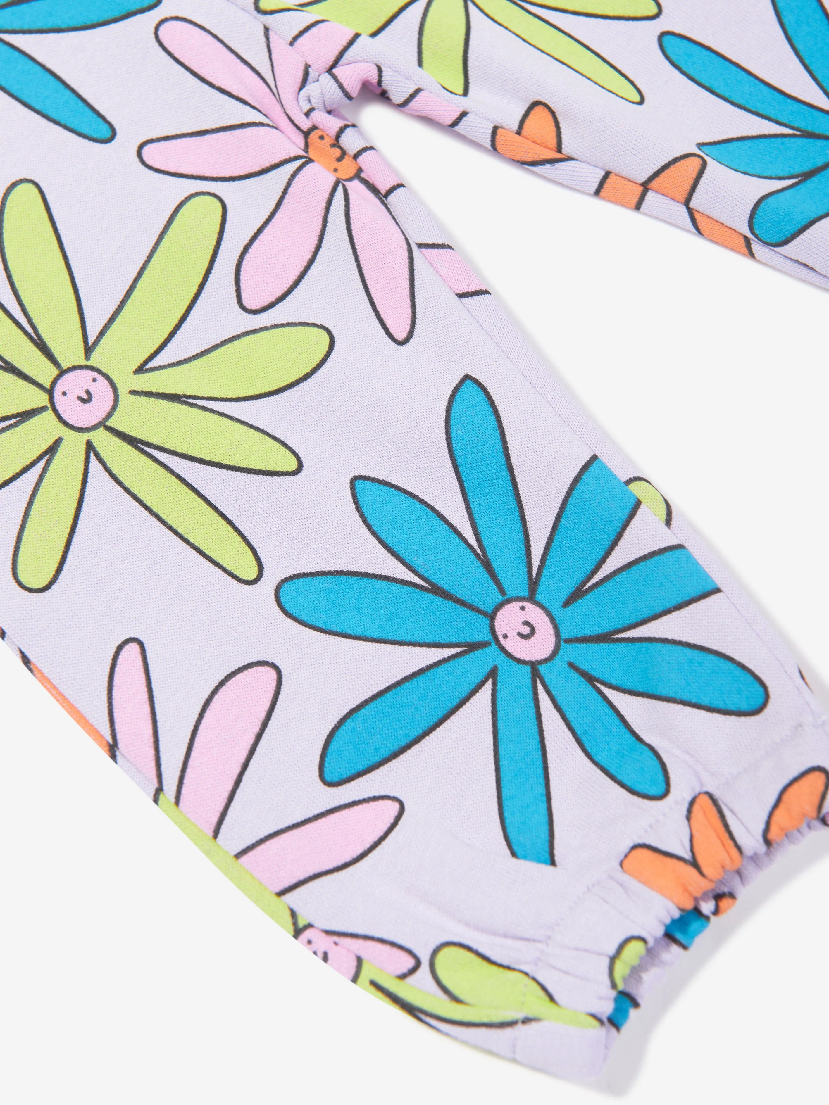 Stella McCartney Baby Girls Blumen-Joggerhose in Lila
