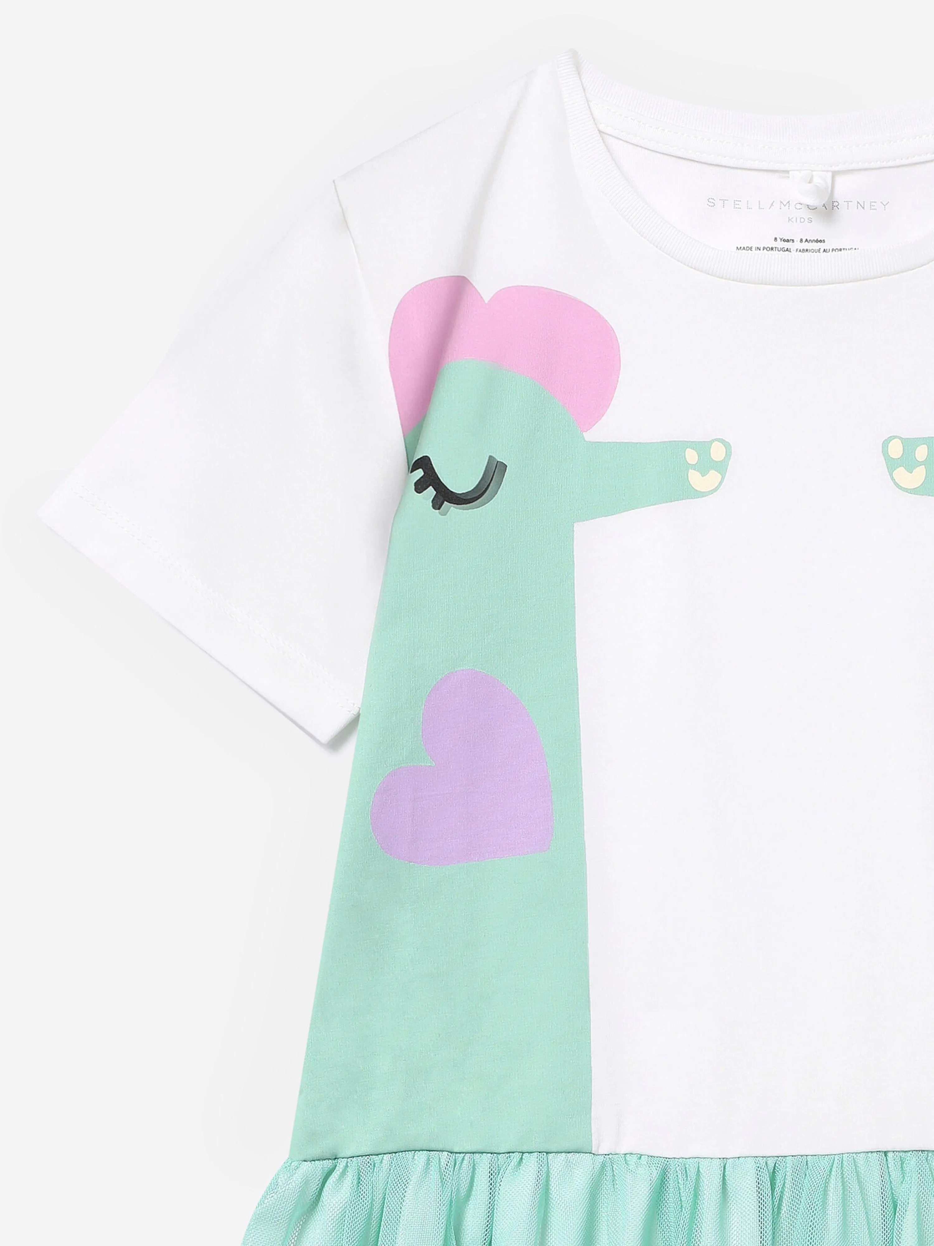 Stella McCartney Baby Girls Seahorses Jersey-Kleid in Elfenbein