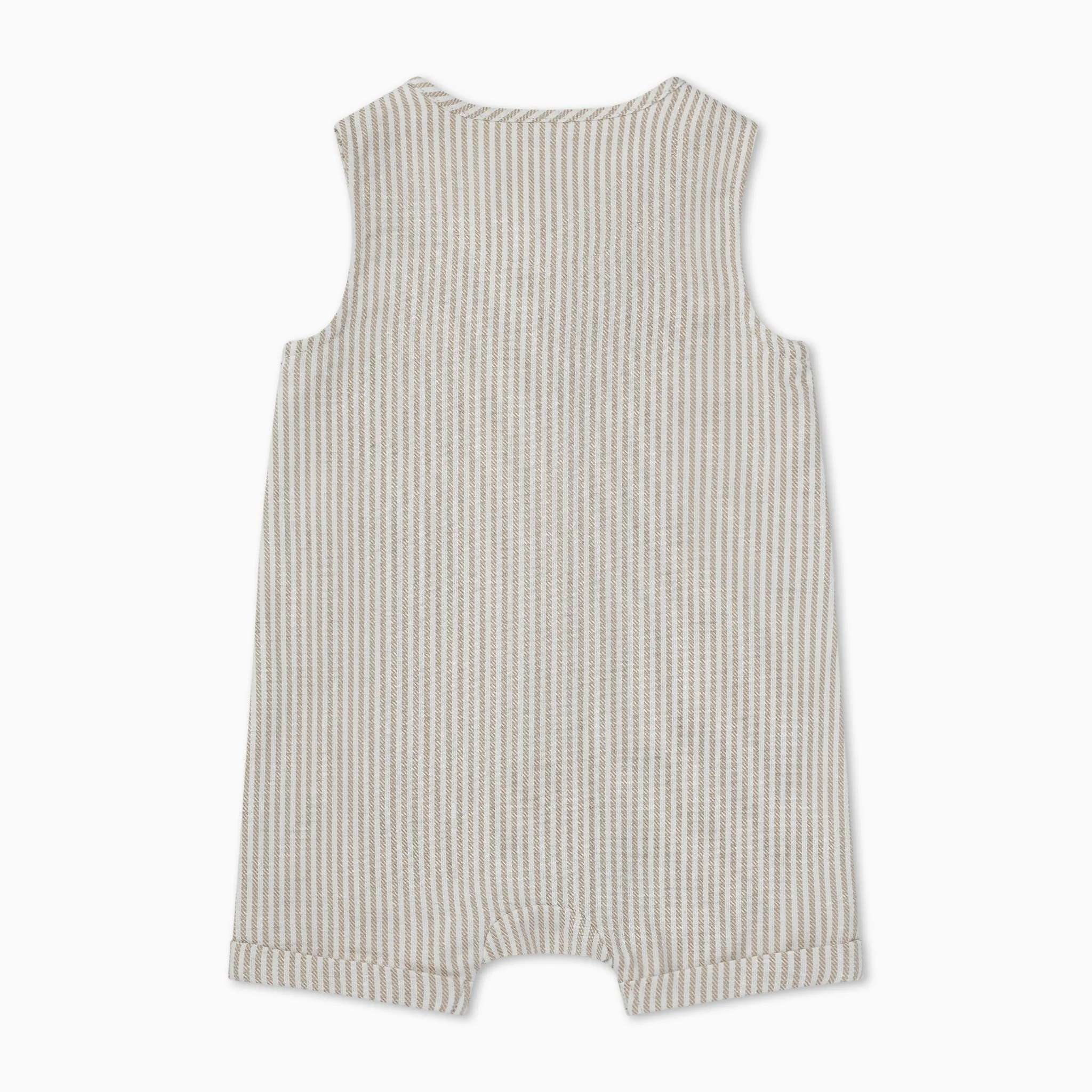 Gestreifter Bio-Baumwoll-Beach-Romper