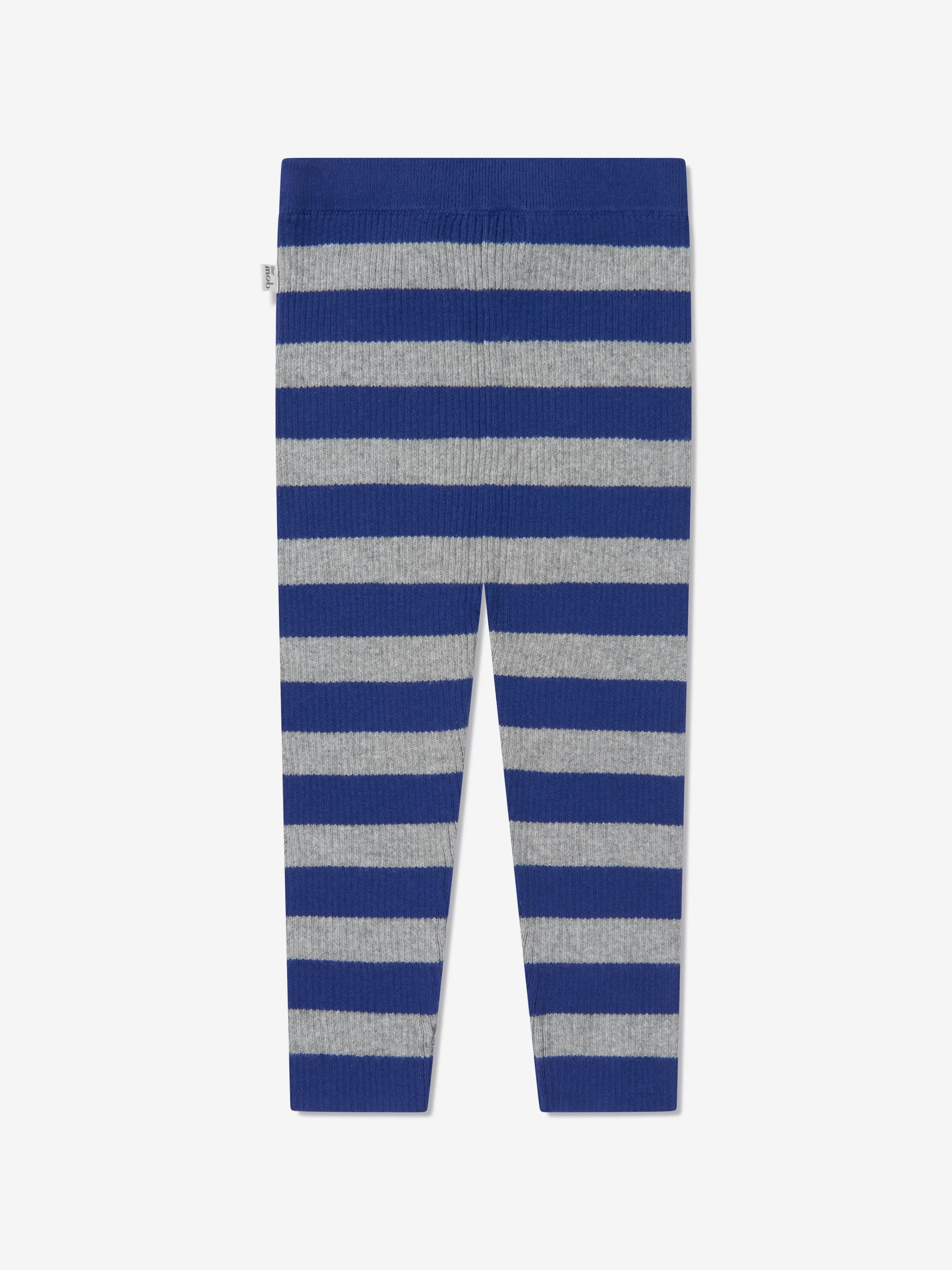 Die Bonnie Mob Baby Cashmere Strick-Leggings in Blau