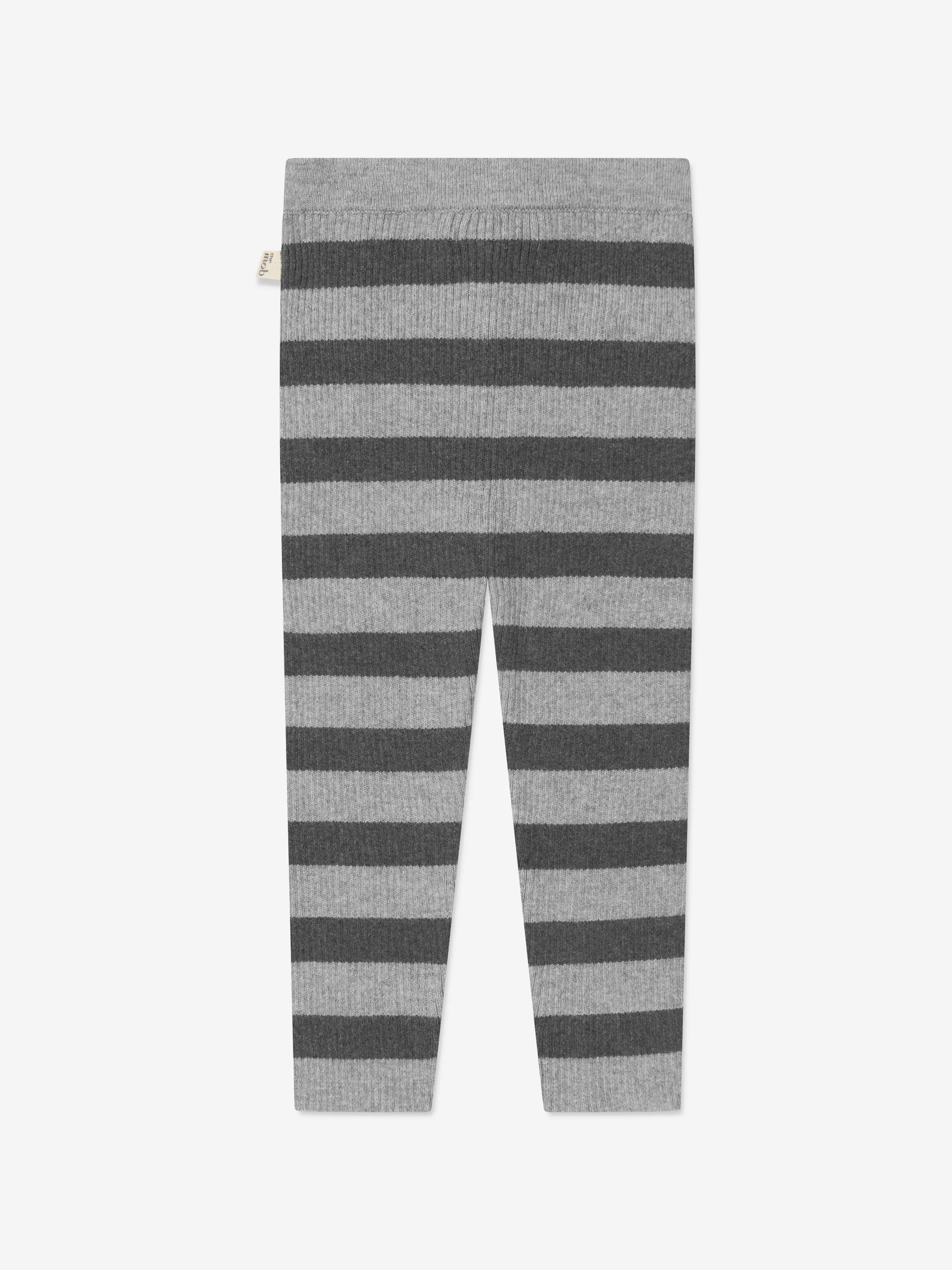 Die Bonnie Mob Baby Cashmere Strickleggings in Grau
