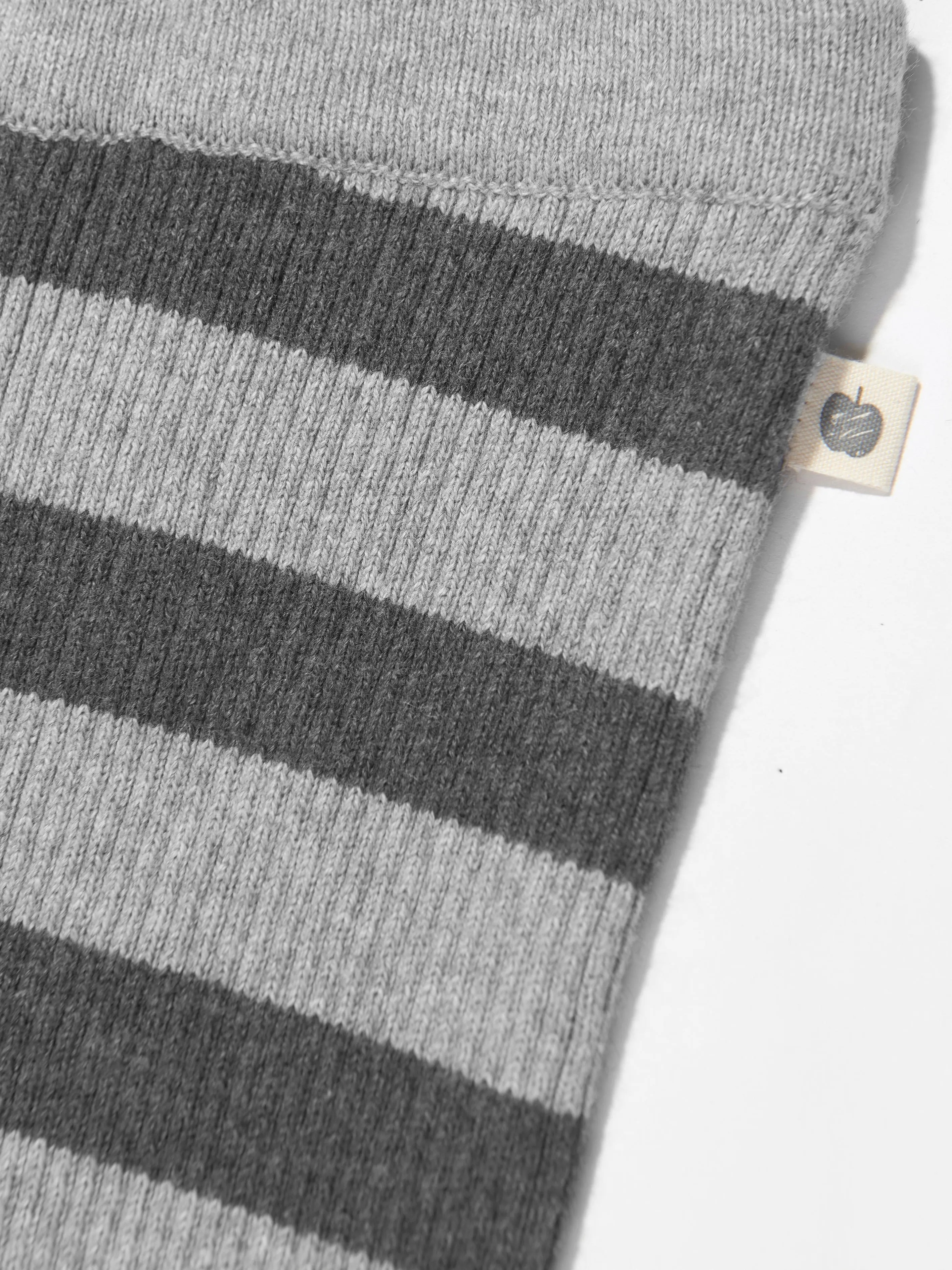Die Bonnie Mob Baby Cashmere Strickleggings in Grau