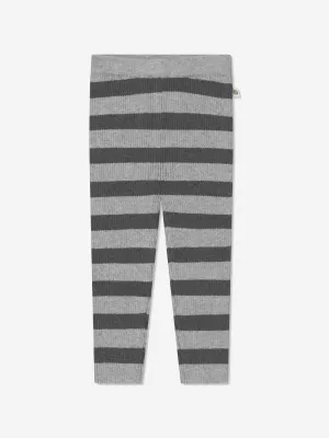 Die Bonnie Mob Baby Cashmere Strickleggings in Grau