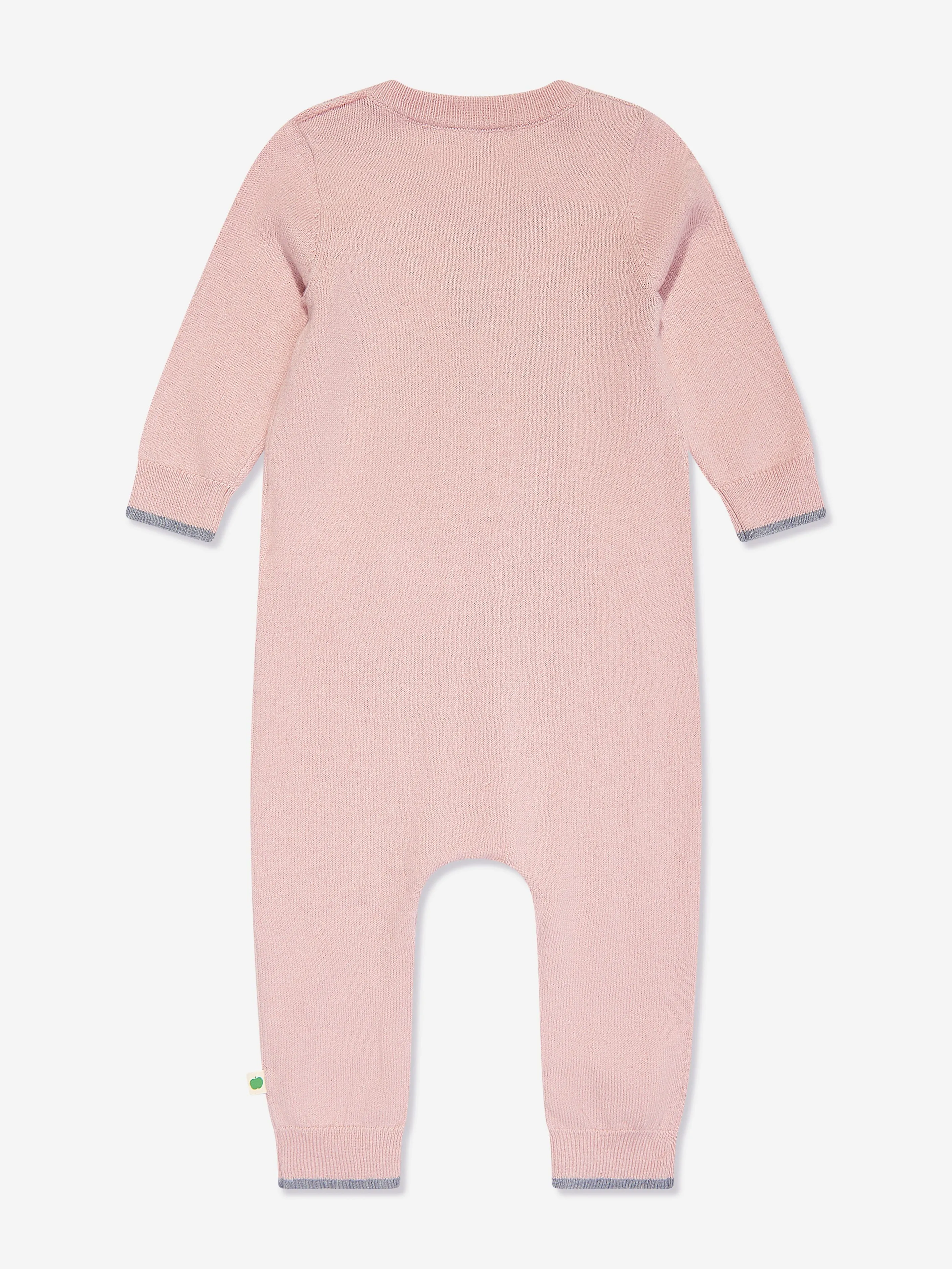 The Bonnie Mob Baby Girls Sauerampfer Pilz Strickoverall in Rosa