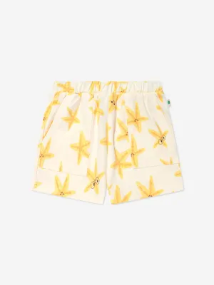 The Bonnie Mob Boys Coley Seestern Shorts in Elfenbein