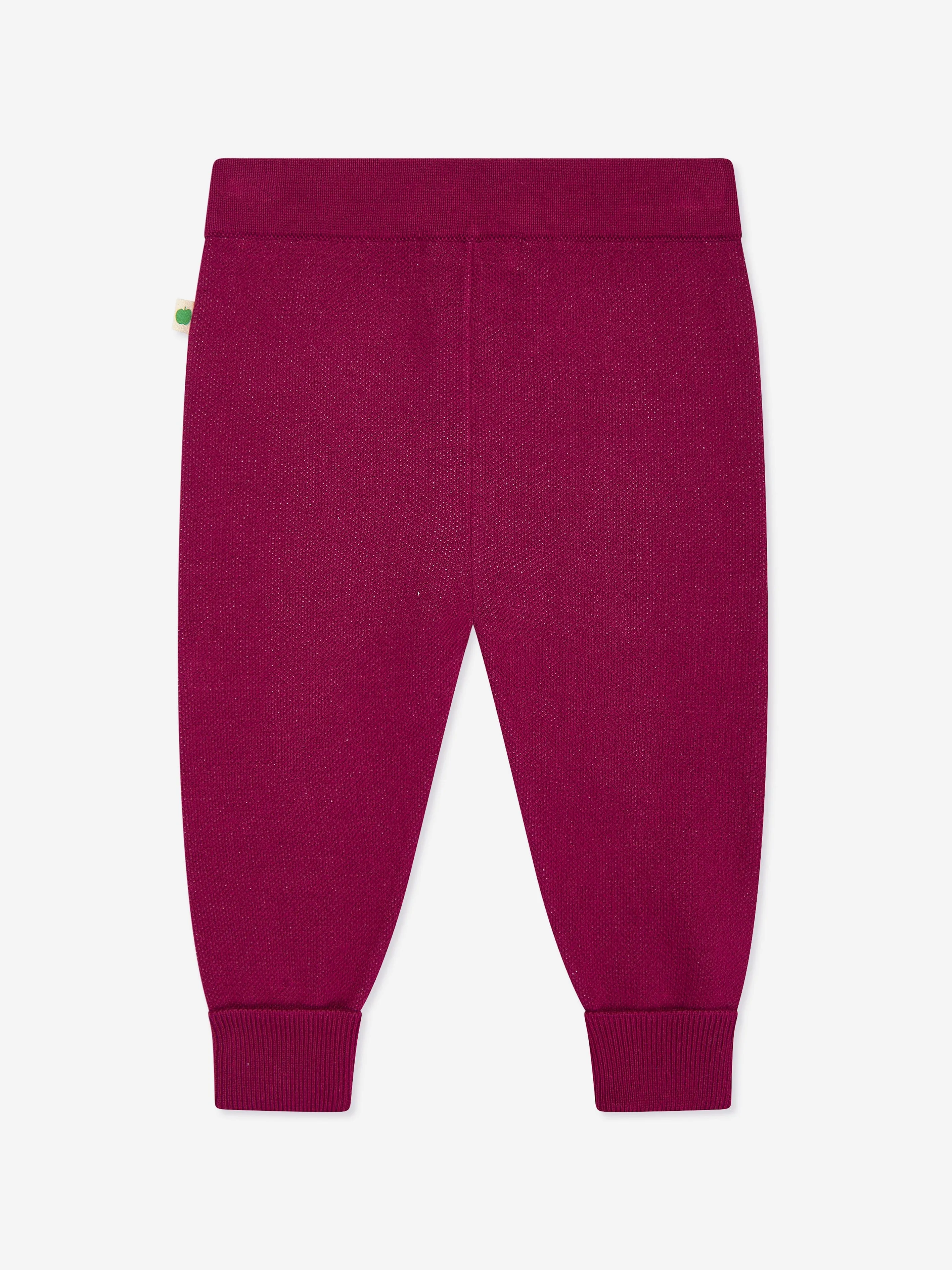 Die Bonnie Mob Girls Fern Cabin Strick-Joggerhose in Lila