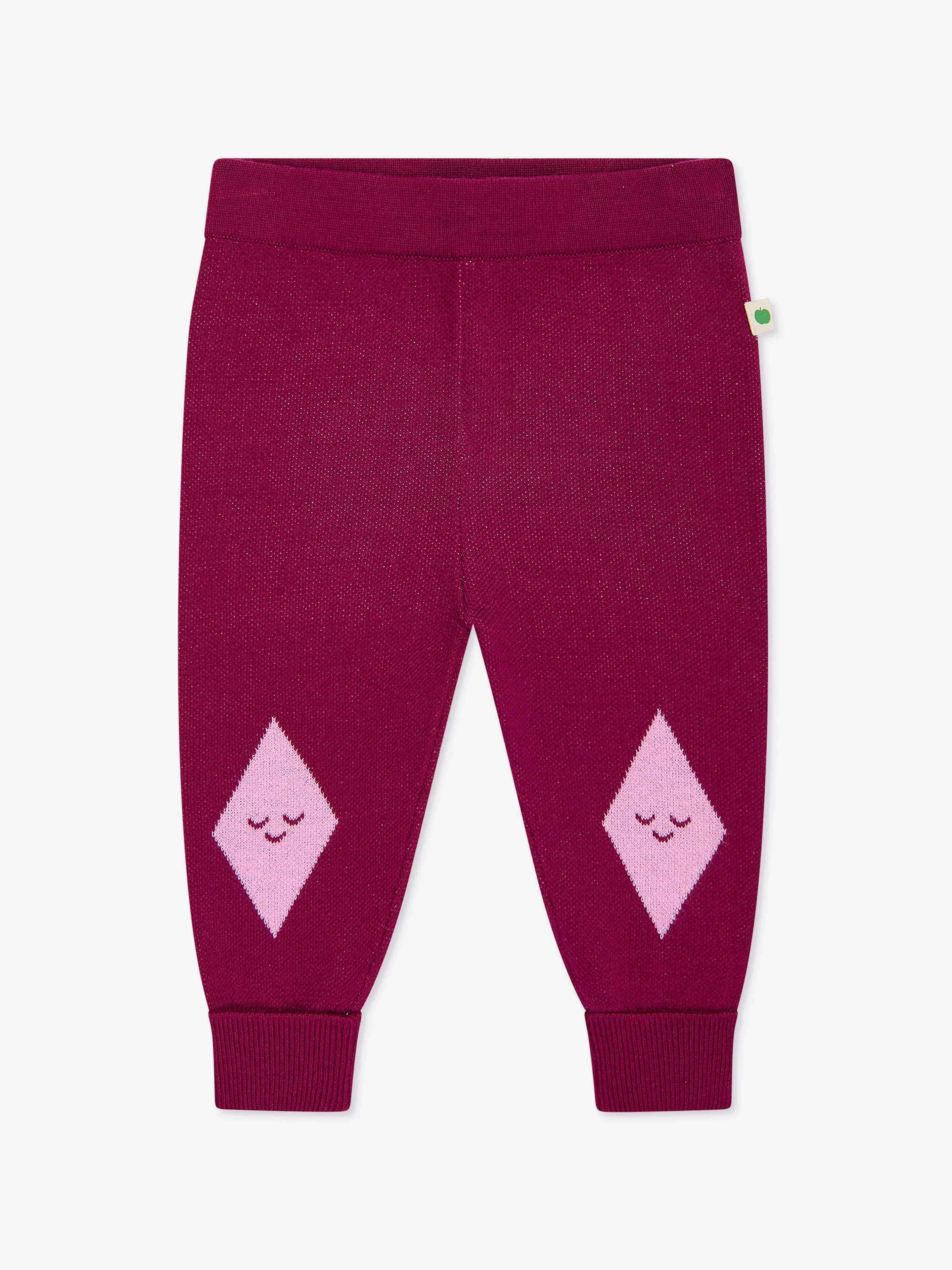 Die Bonnie Mob Girls Fern Cabin Strick-Joggerhose in Lila