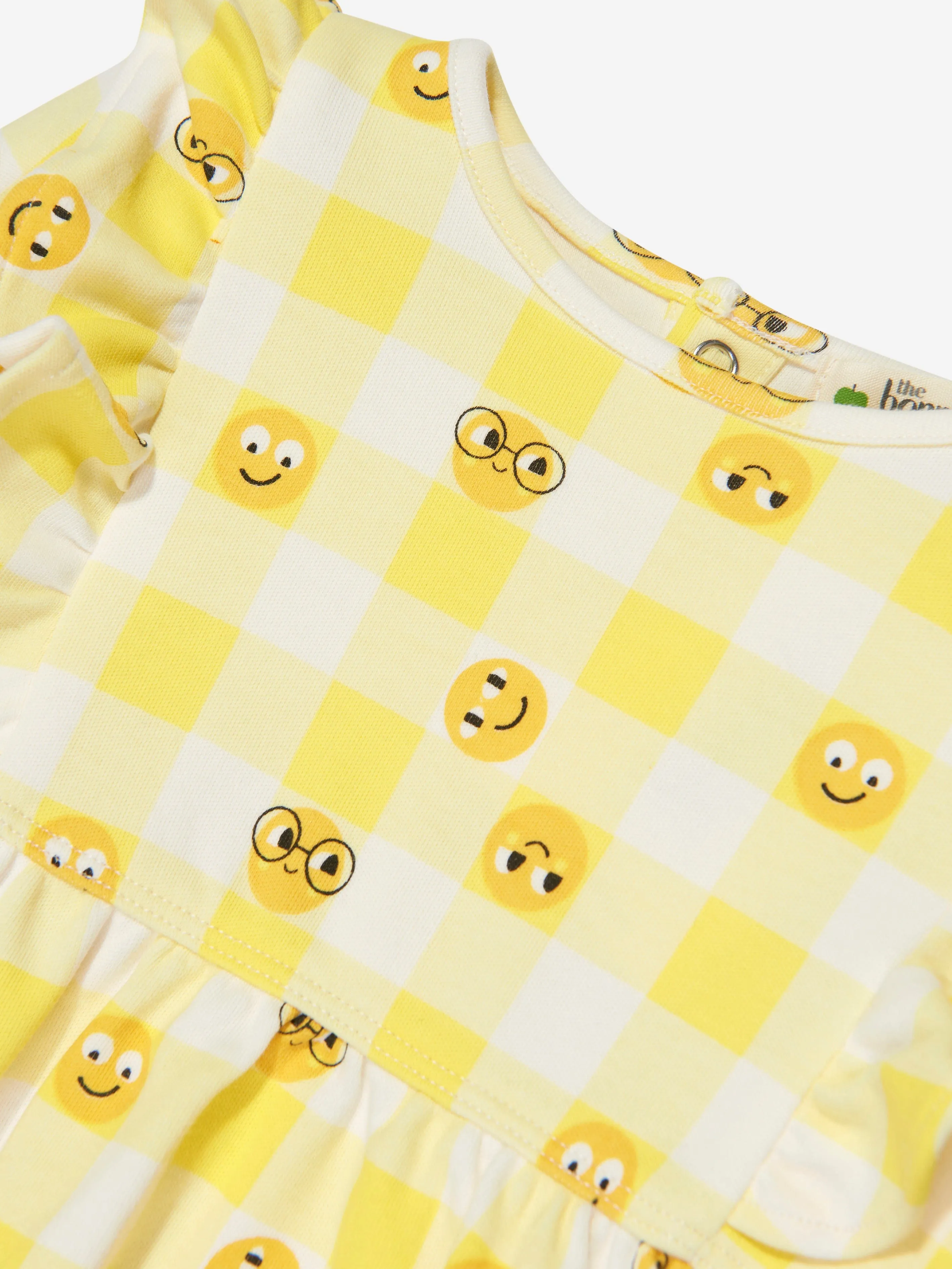 Das Bonnie Mob Girls Tiddlywink Kleid in Gelb