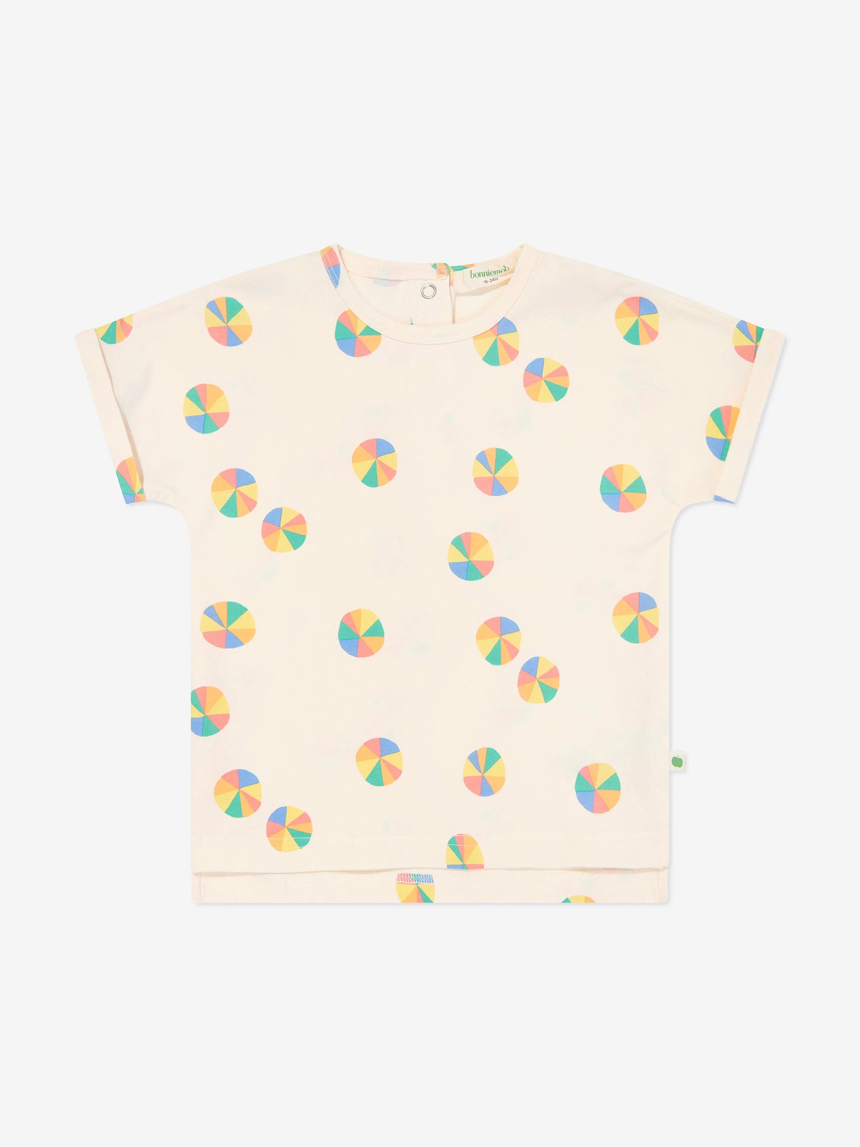 Das Bonnie Mob Kids Parasol T-Shirt in Elfenbein