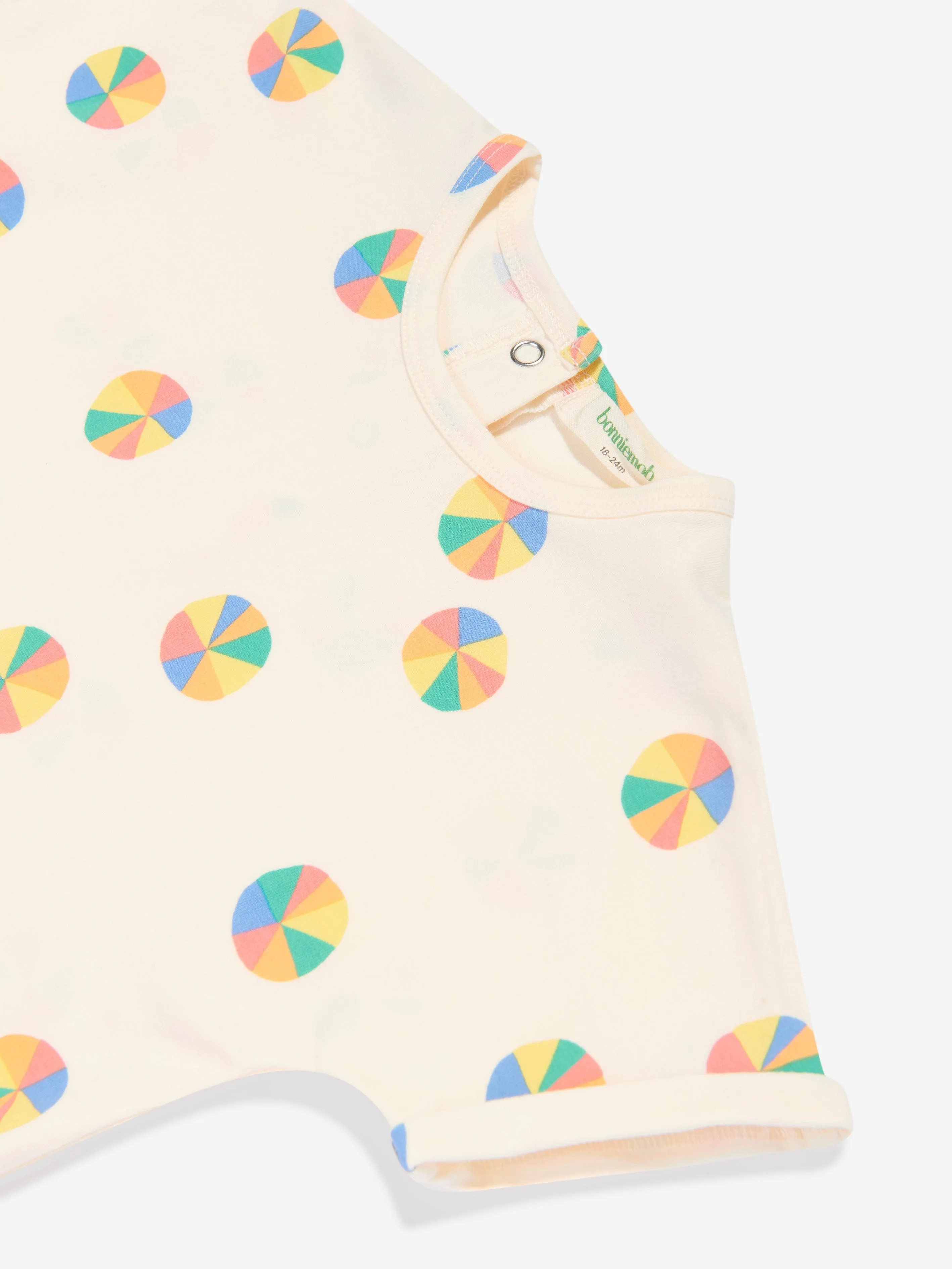 Das Bonnie Mob Kids Parasol T-Shirt in Elfenbein