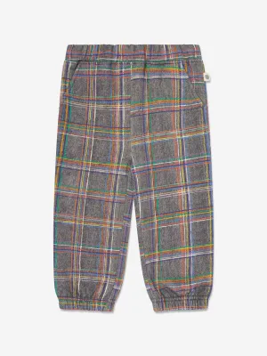 Die Bonnie Mob Kids Tartan Joggerhose in Grau