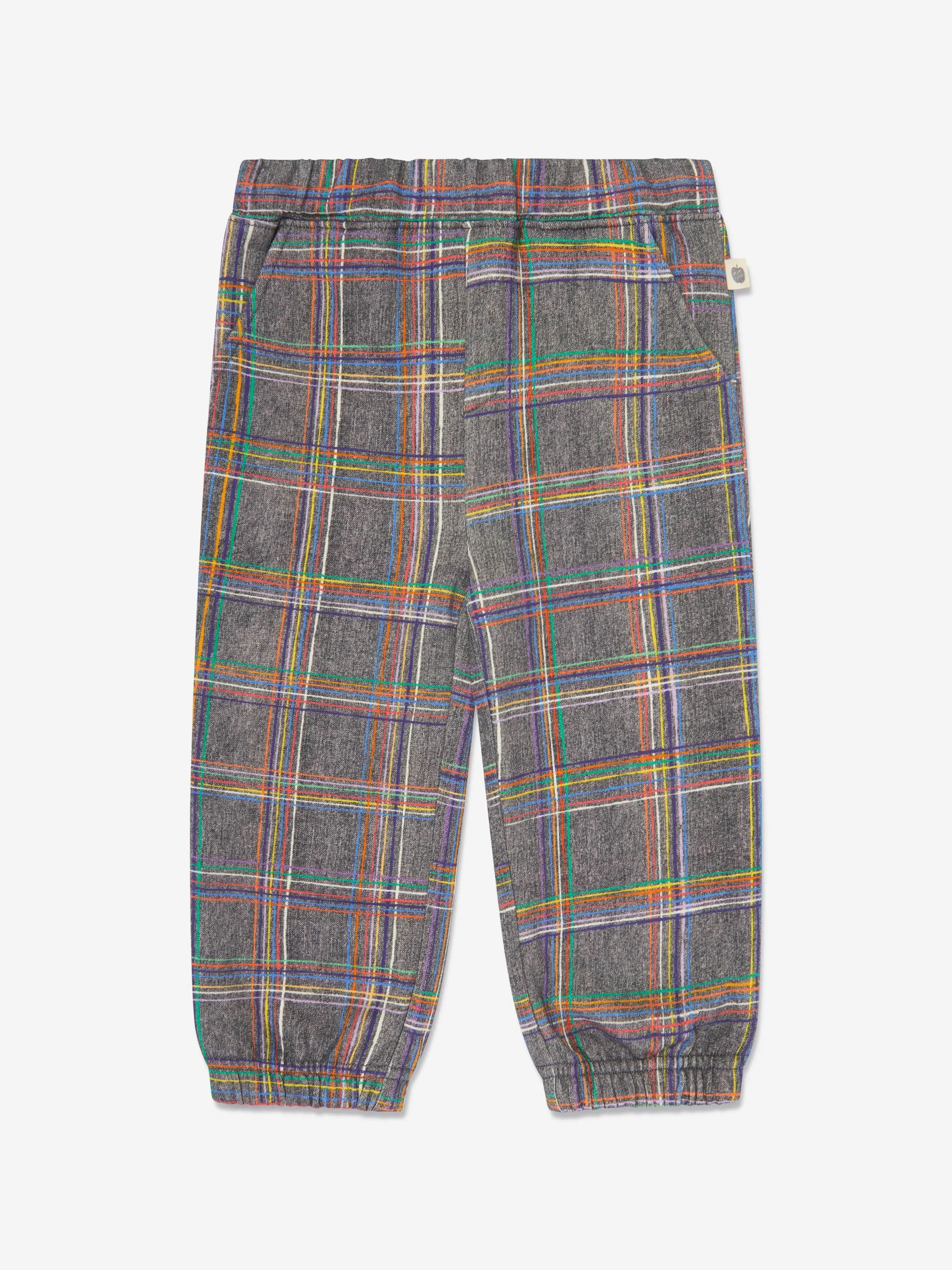 Die Bonnie Mob Kids Tartan Joggerhose in Grau