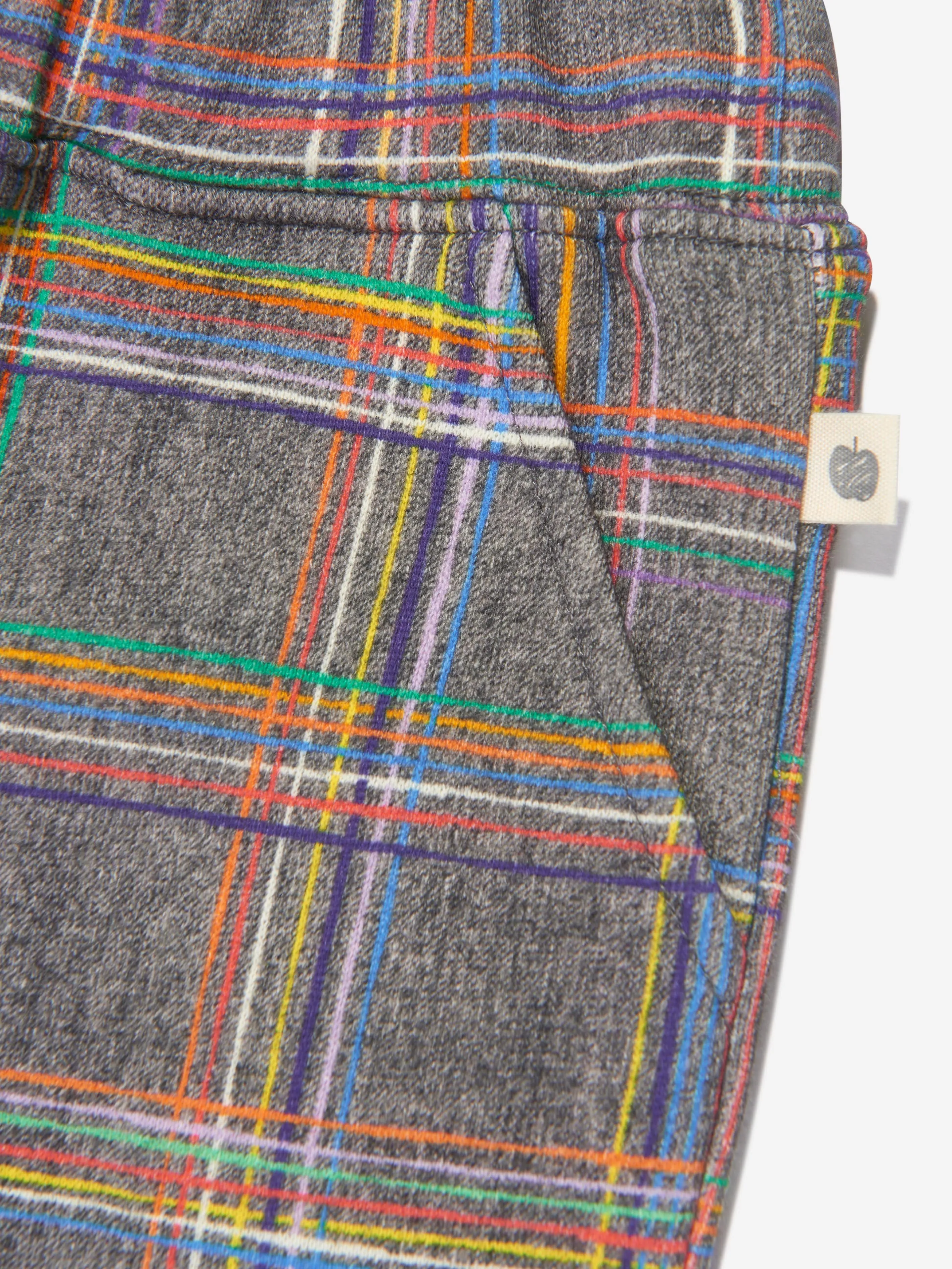Die Bonnie Mob Kids Tartan Joggerhose in Grau