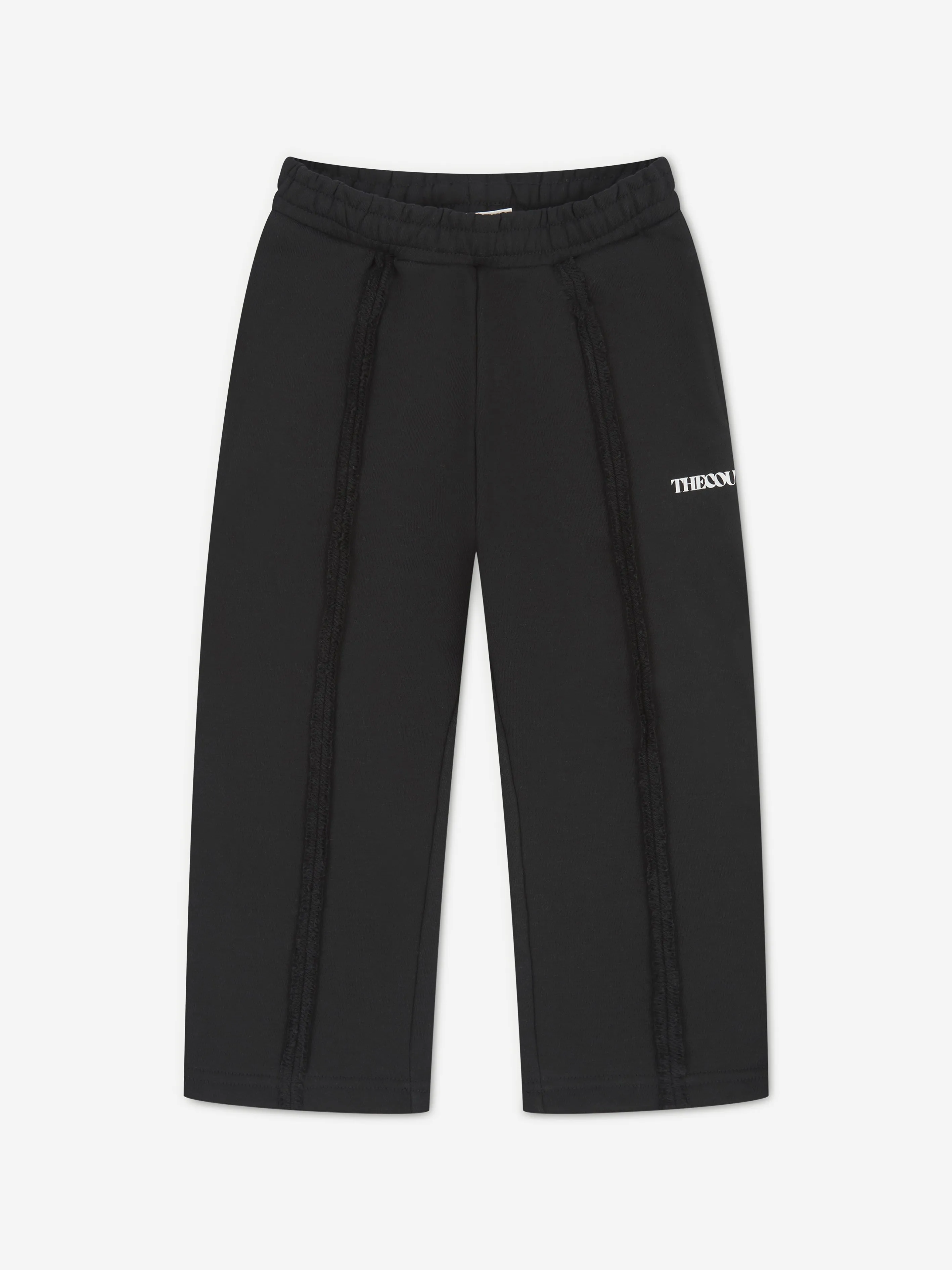 The Couture Club Kids Raw Seam Joggerhose exklusiv für Mitglieder in Schwarz