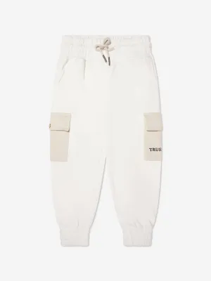 Trussardi Boys Umati Joggerhose in Elfenbein
